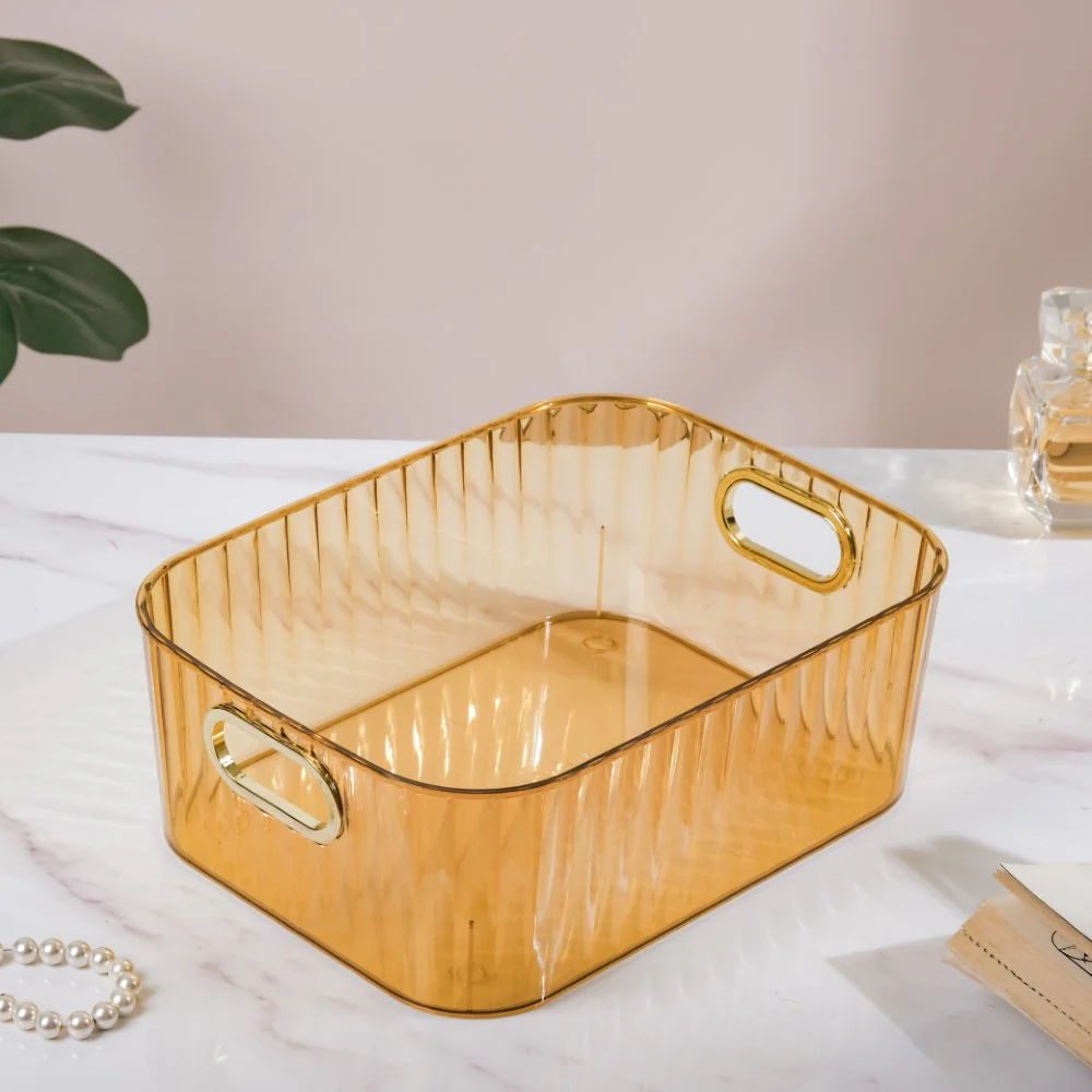 Ribbed Storage Organiser Amber 11 Inch - Image 4