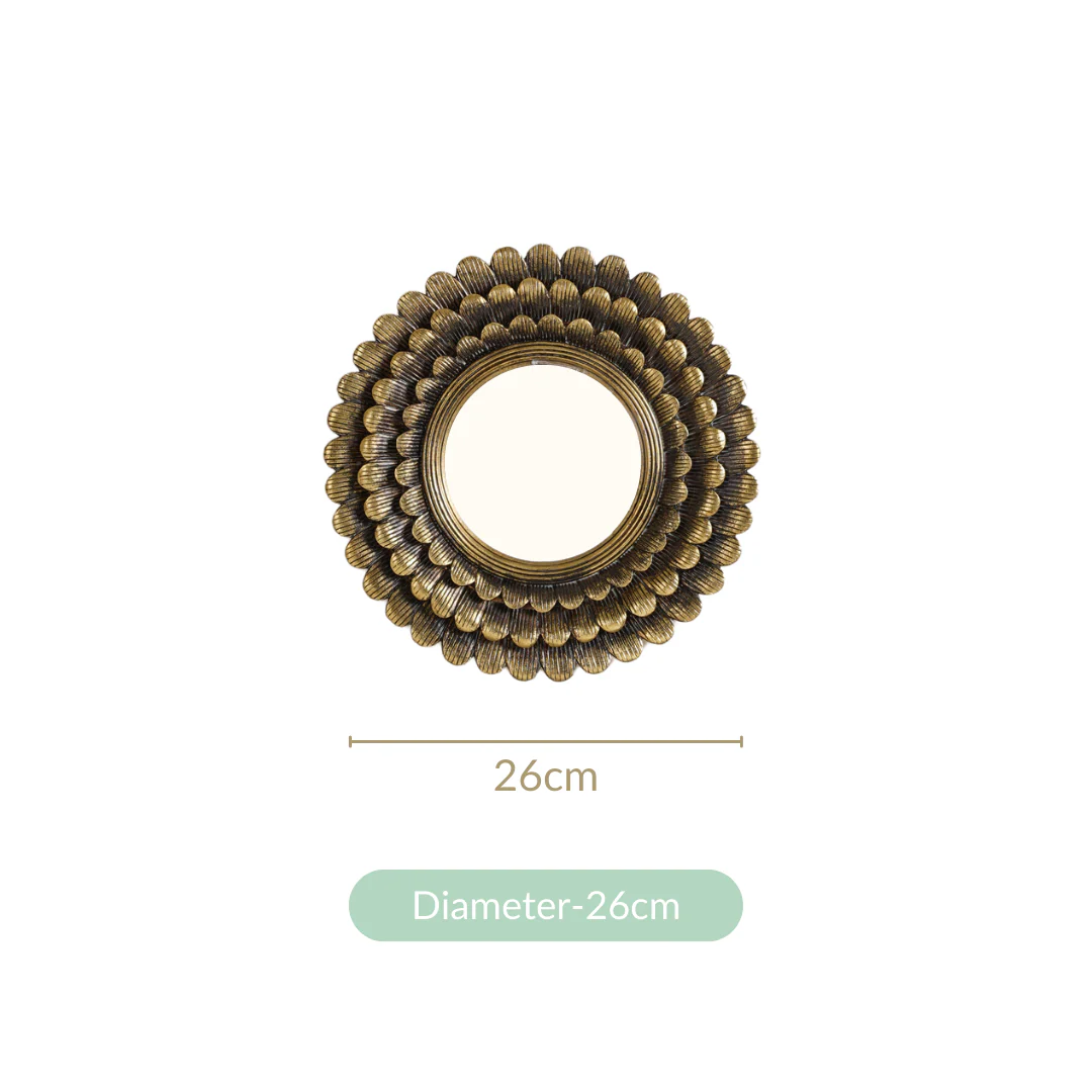 Ring Of Flowers Wall Mirror Decor - Image 7