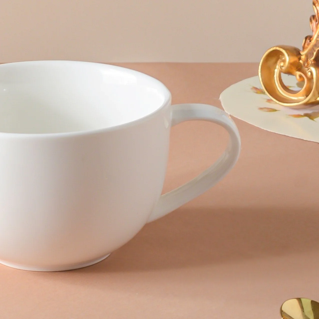 Riona Ceramic Cup White - Image 4