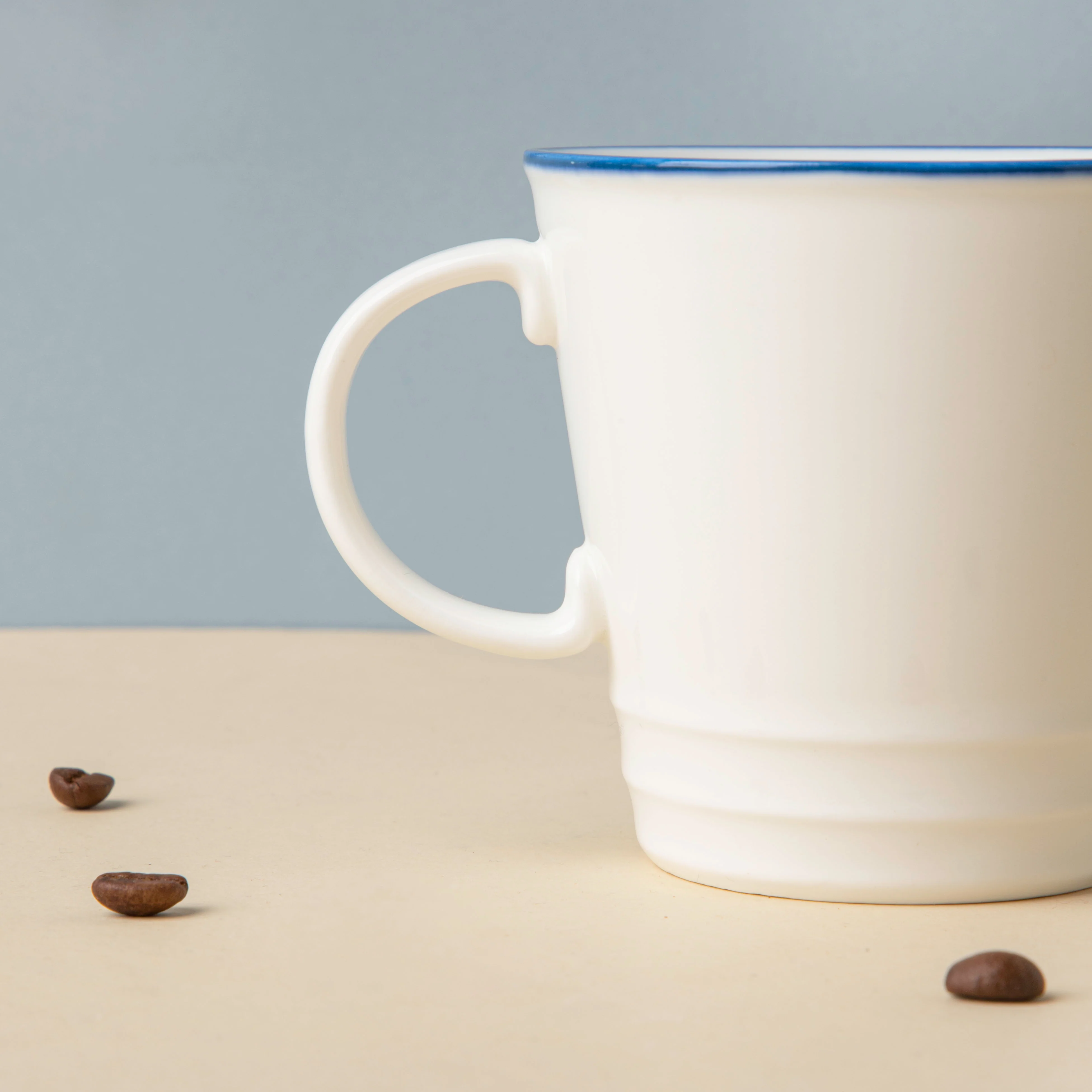 Riona Ceramic Teacup White And Blue - Image 4