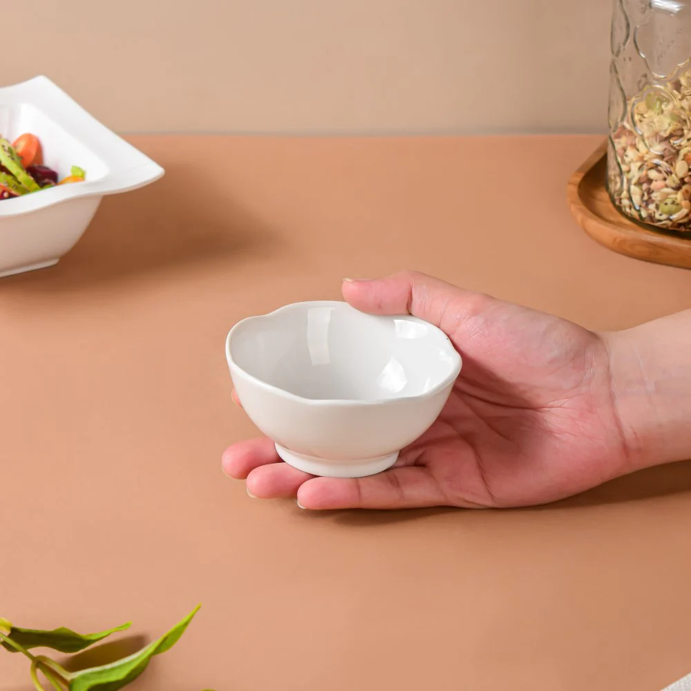 Riona Flower Ceramic Dip Bowl - Image 2