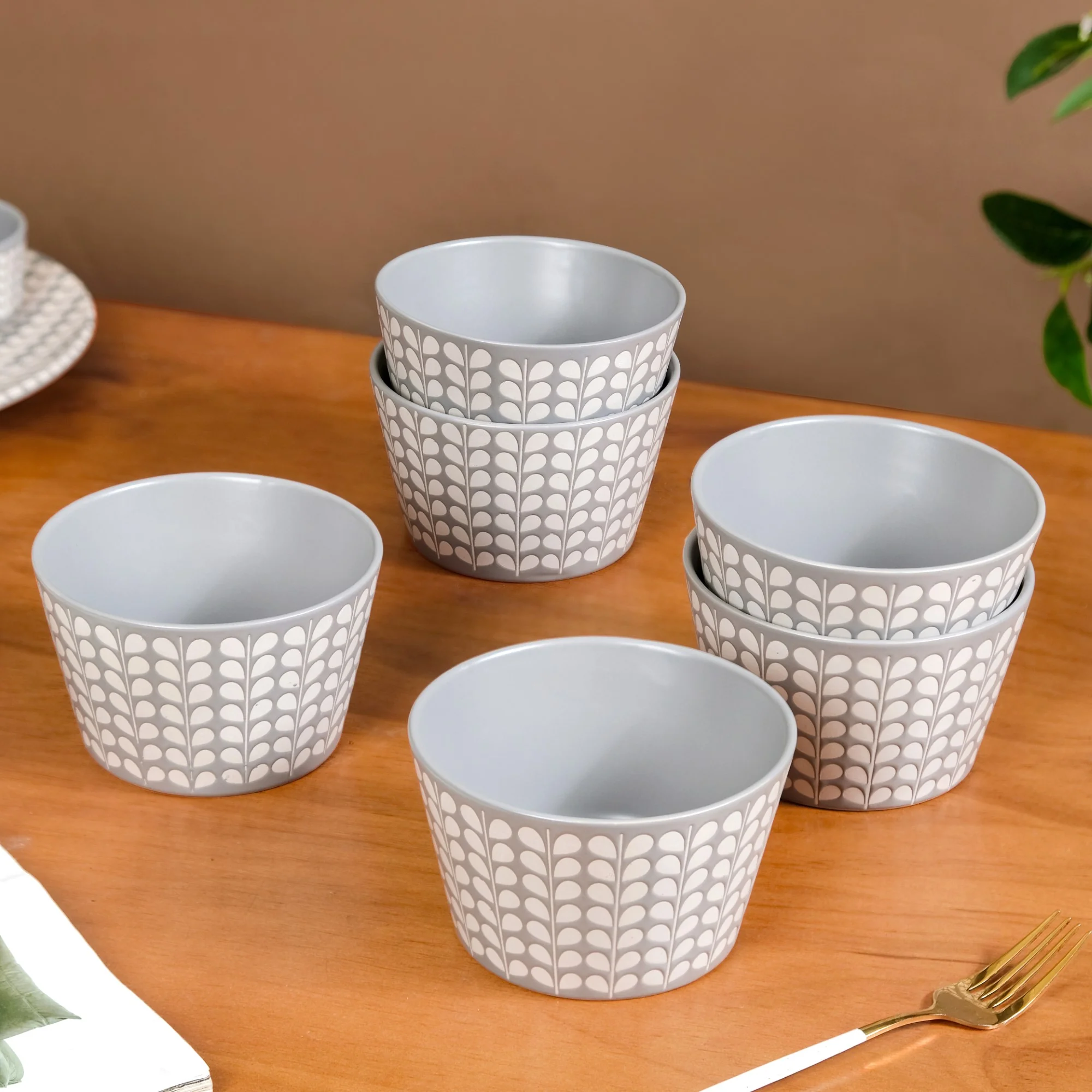 Robinia 24 Piece Ceramic Dinner Set For 6 - Image 8