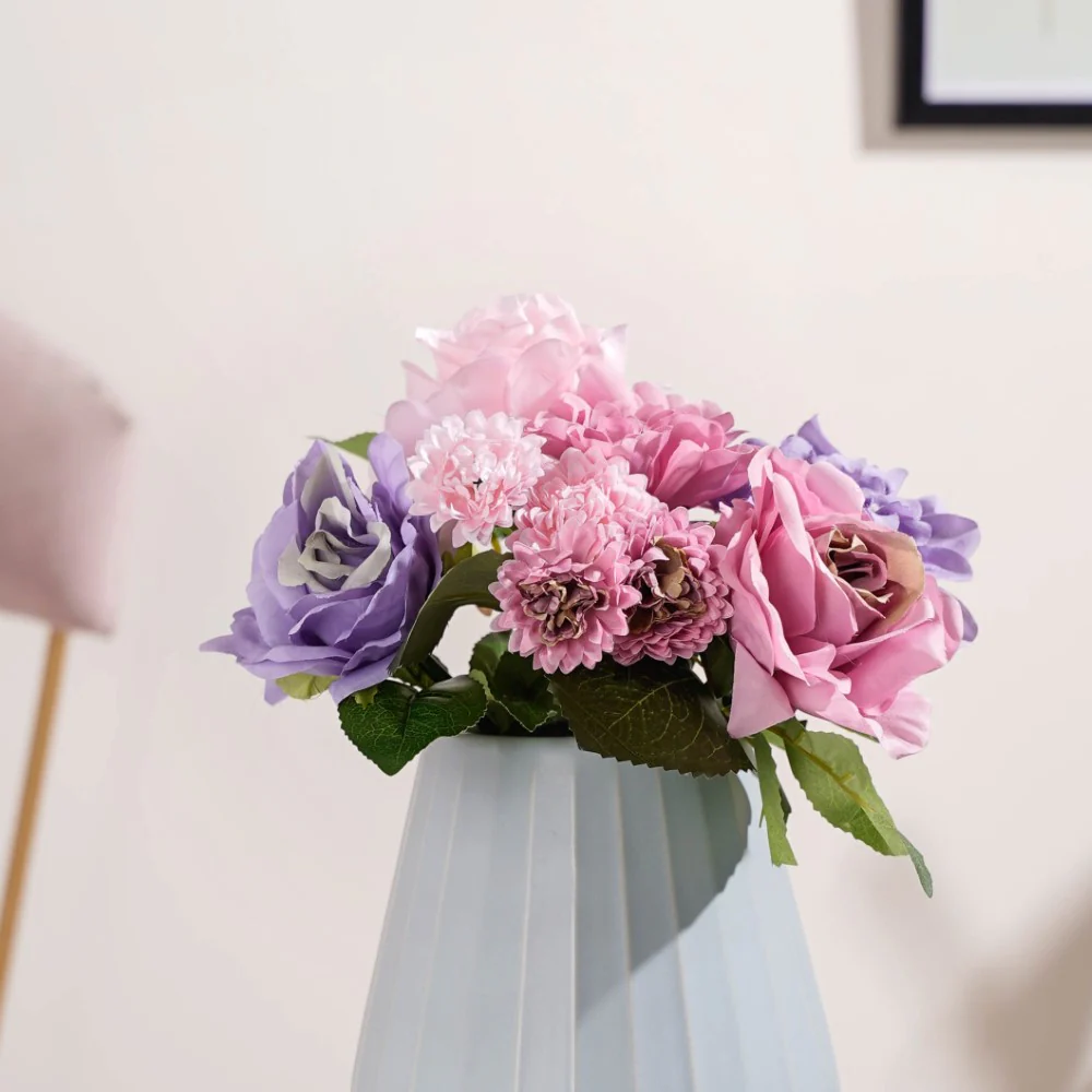 Rose Bouquet Pink And Purple - Image 4