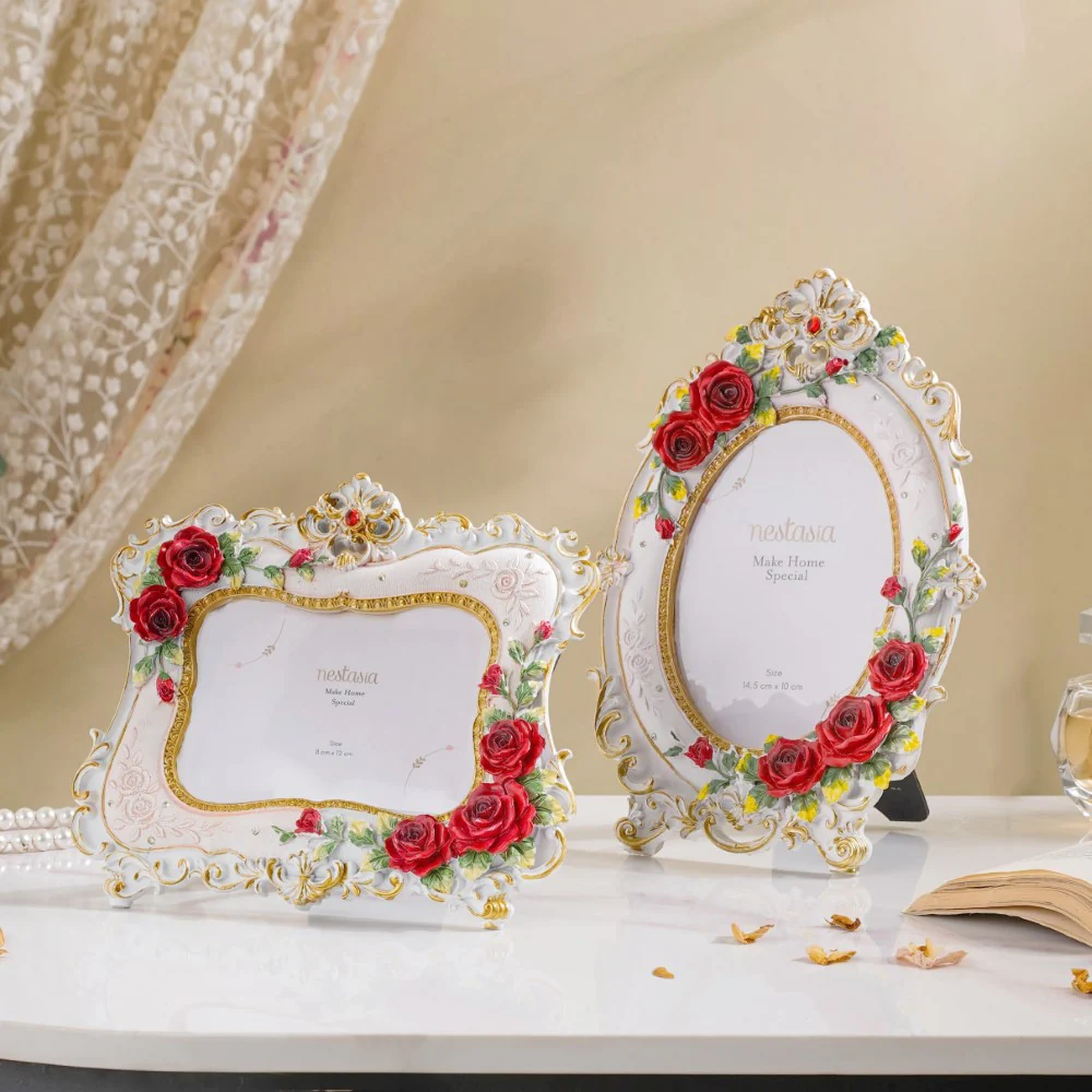 Rose Regent Oval Photo Frame 10 x 7 Inch - Image 10