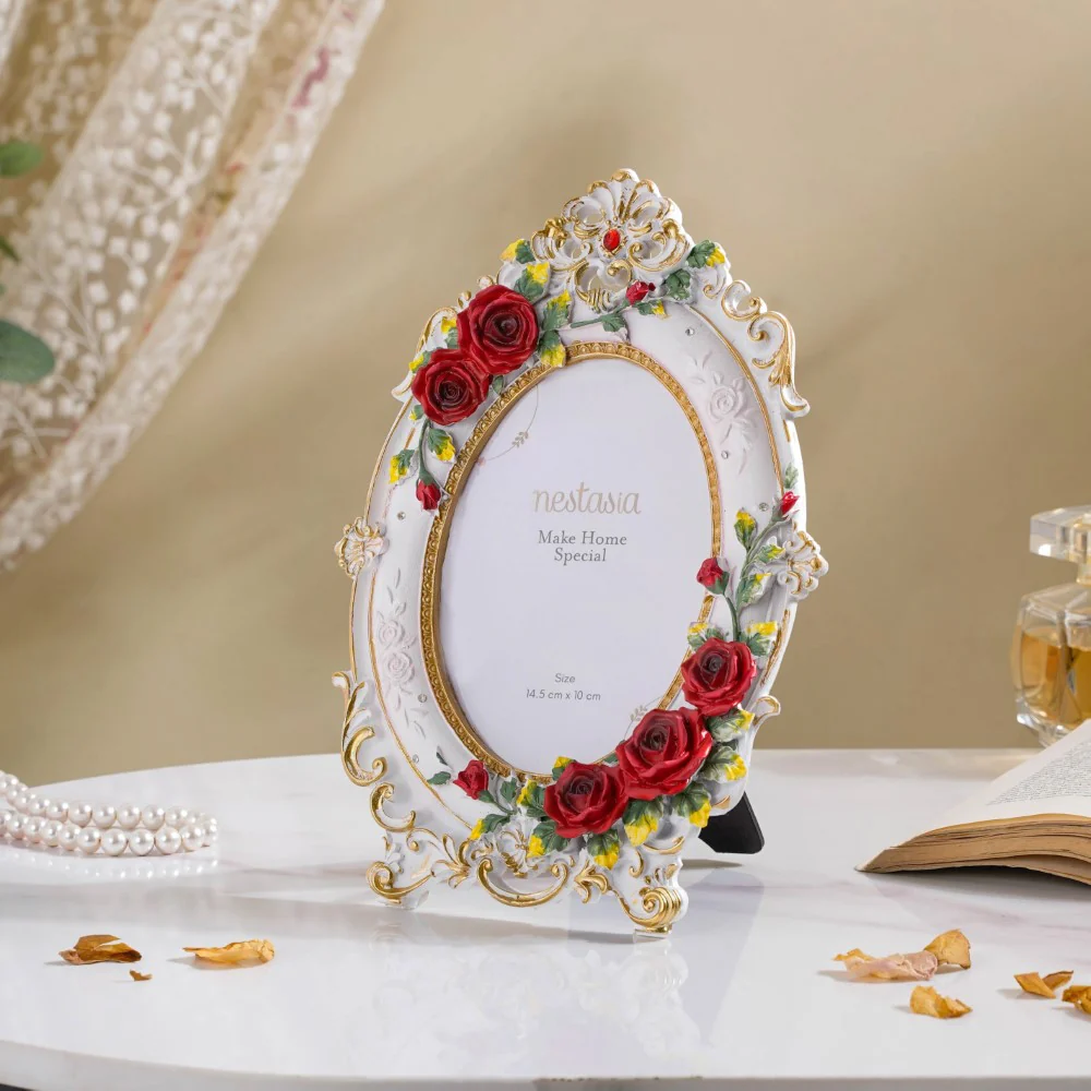 Rose Regent Oval Photo Frame 10 x 7 Inch - Image 7