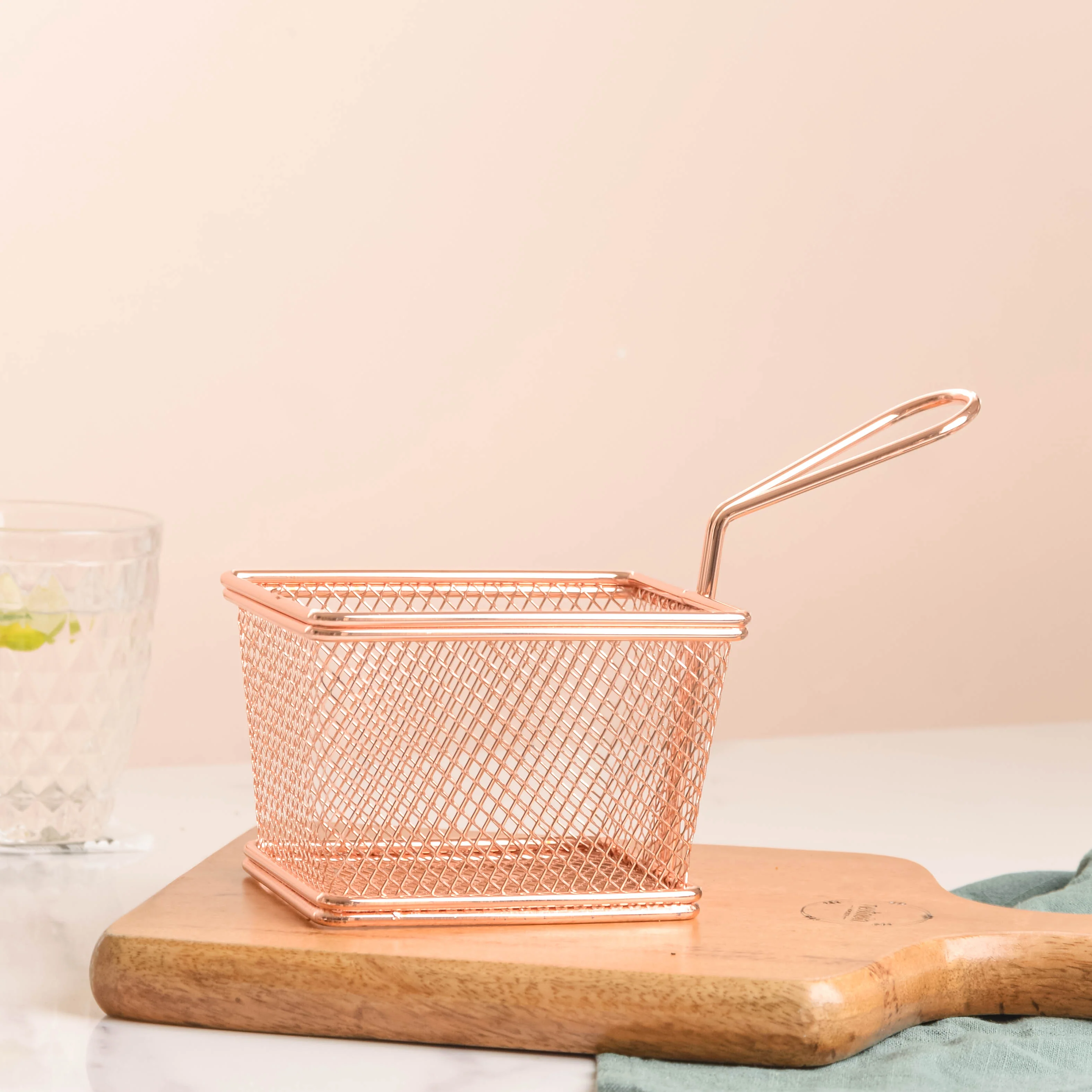 Rosegold French Fries Basket - Image 2