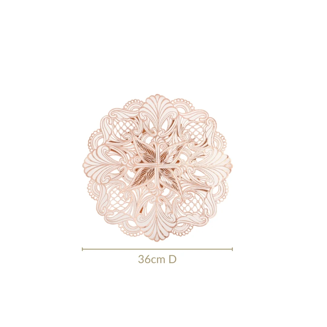 Rosegold Reverie Placemat Set Of 6 - Image 4