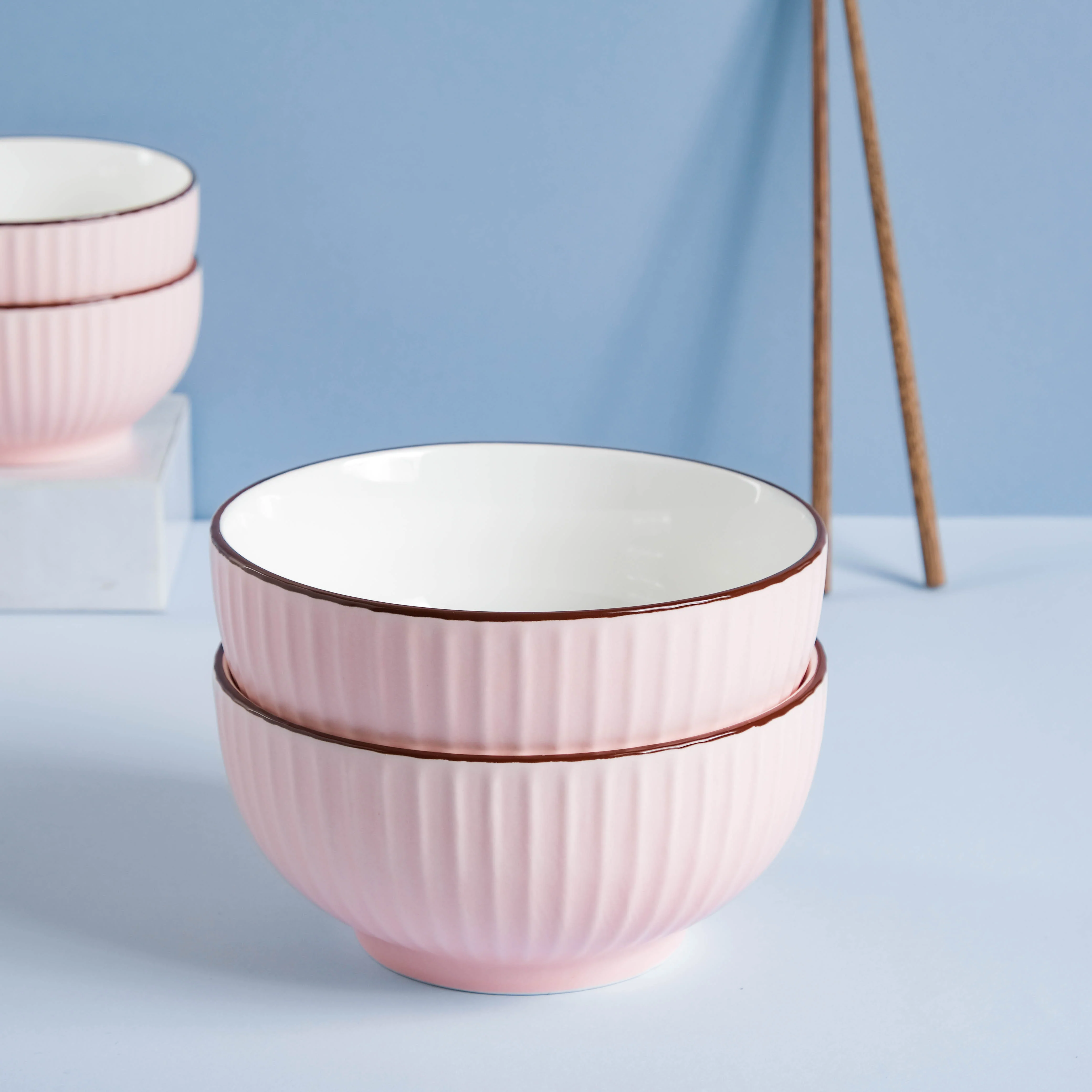 Rosy 10 Piece Soup Snack Set for 2 - Image 14
