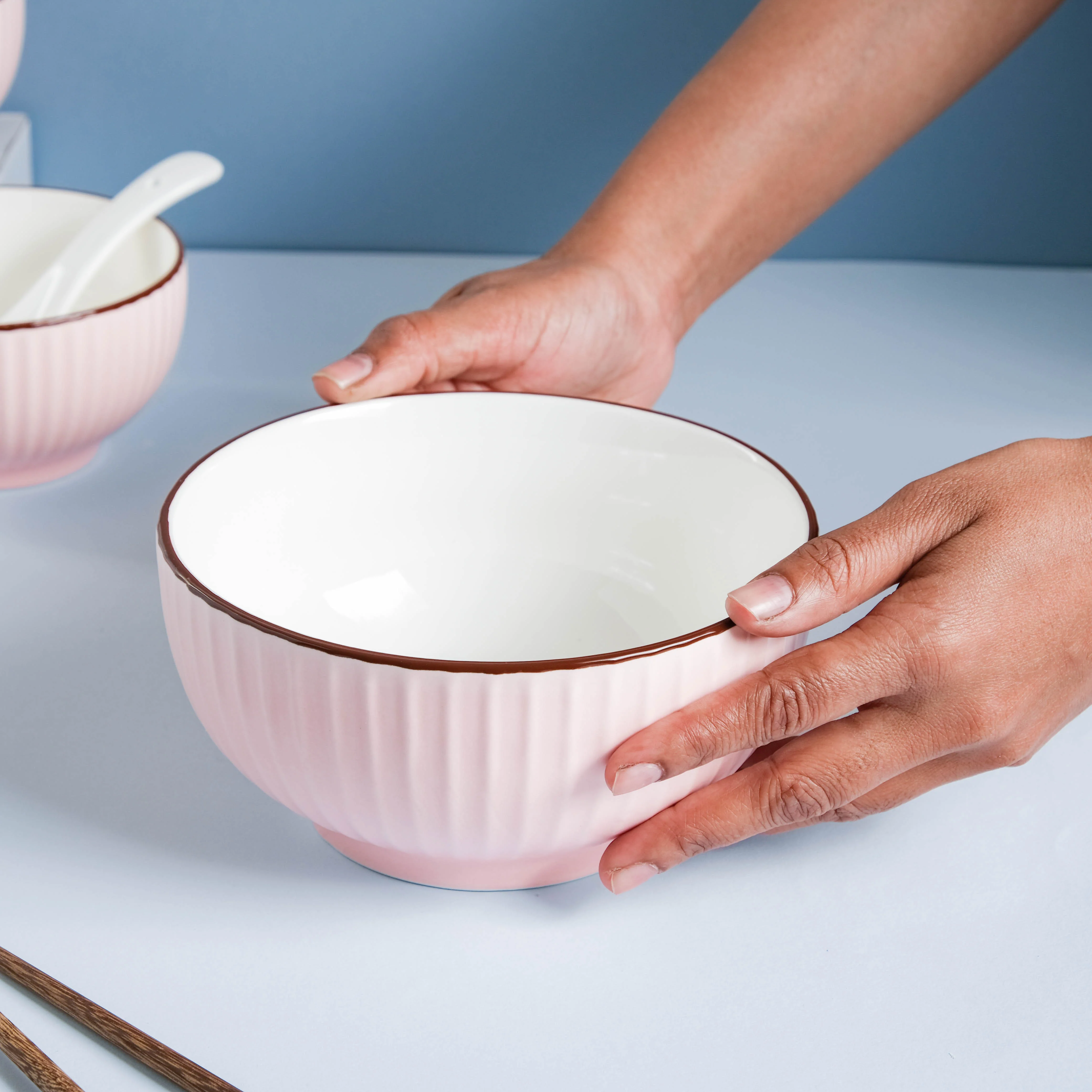 Rosy 10 Piece Soup Snack Set for 2 - Image 8