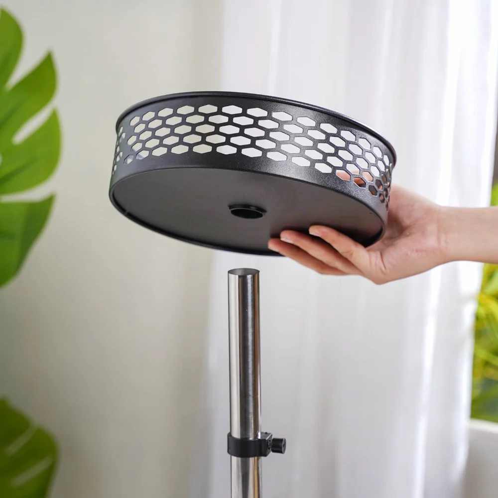 Rotating Metal Storage Rack Black - Image 4