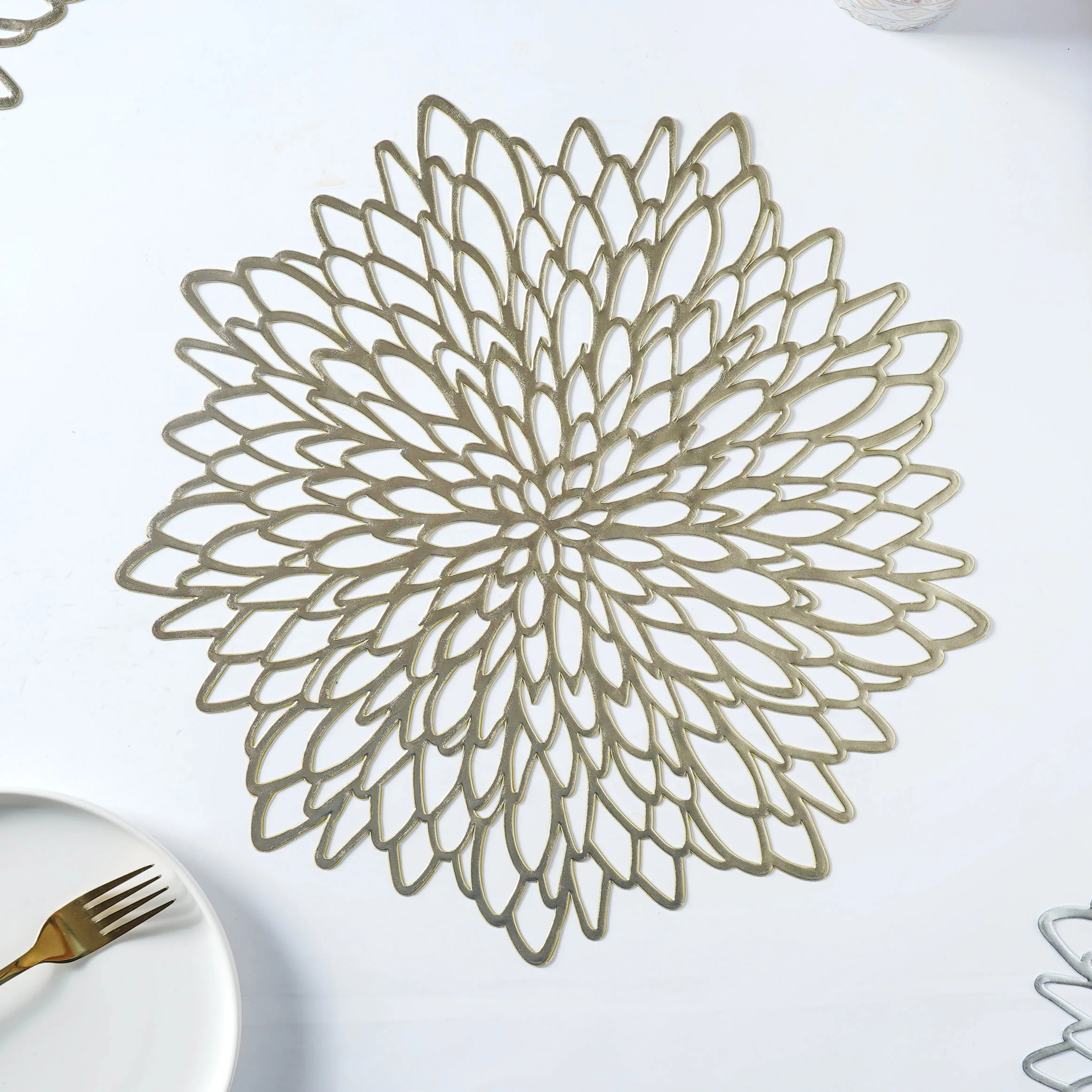 Round PVC Table Mat Set of 2 - Image 8