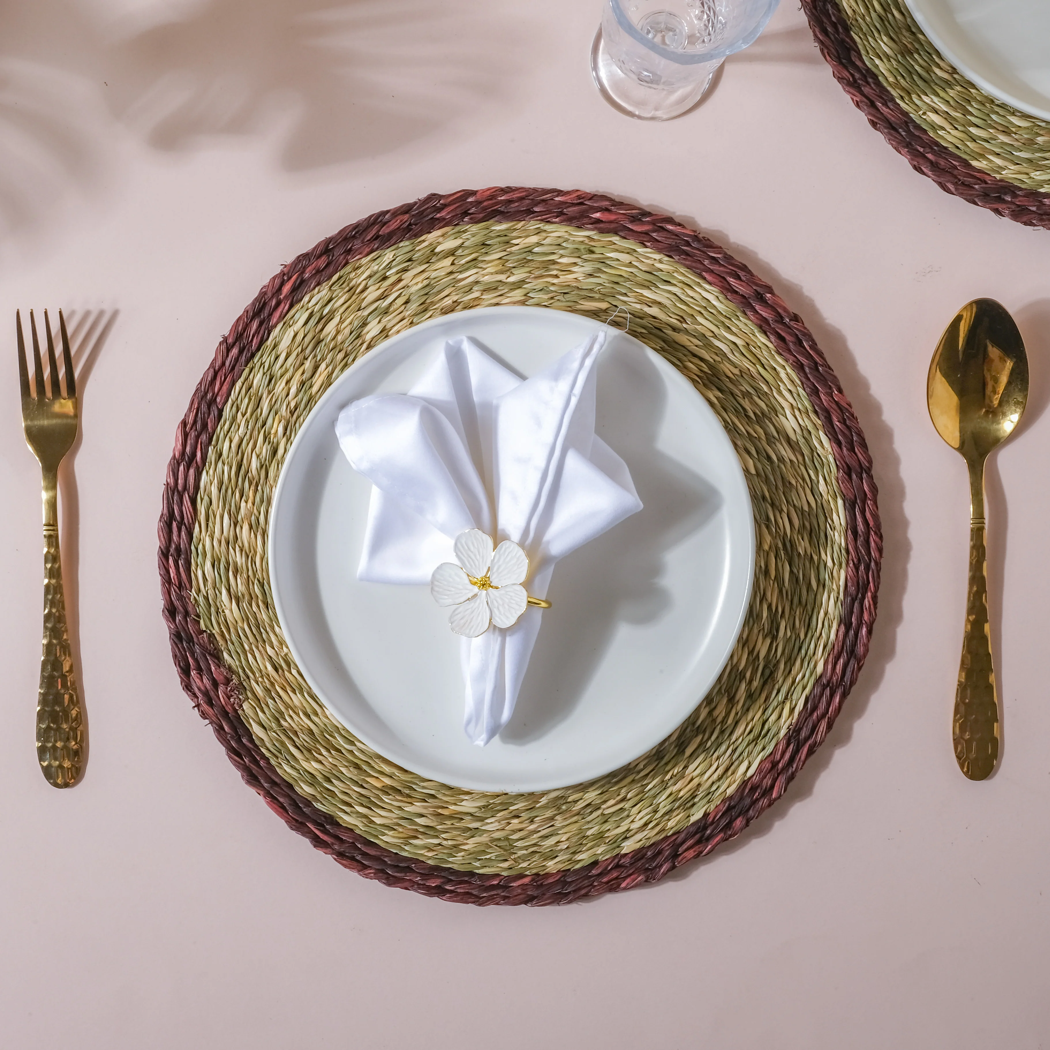 Round Sabai Trivet Brown - Image 8