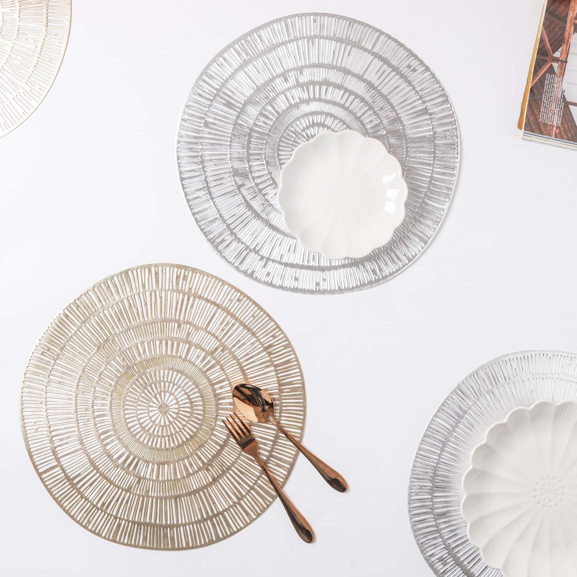 Round Vinyl Placemat Set of 2 - Image 6