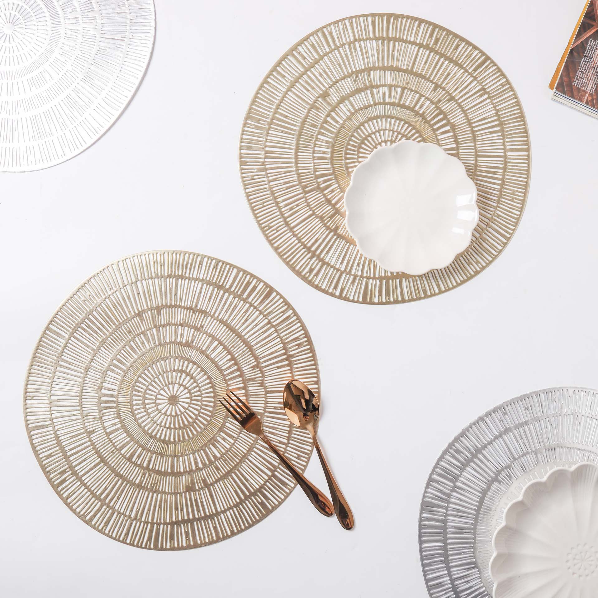 Round Vinyl Placemat Set of 2 - Image 7