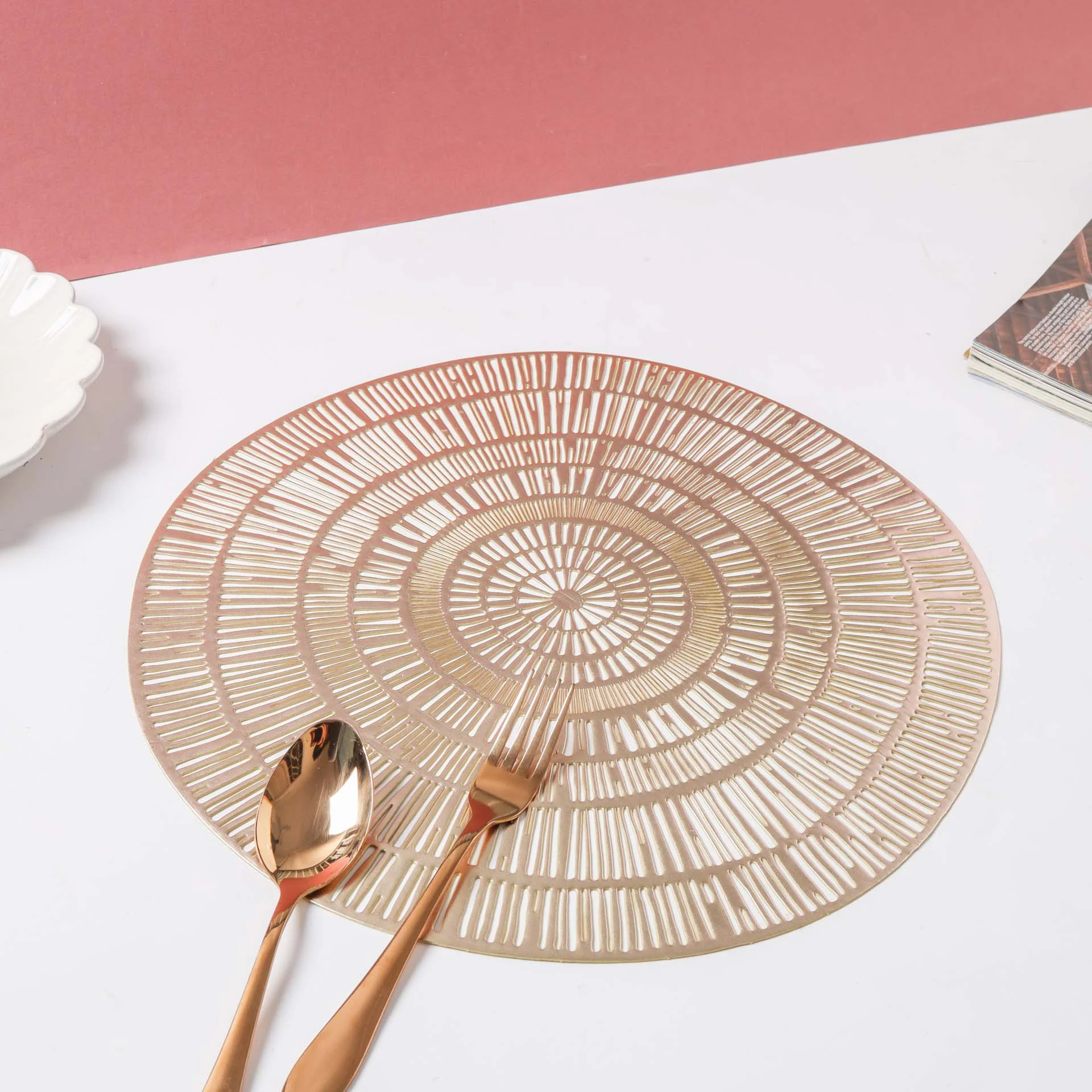Round Vinyl Placemat Set of 2 - Image 9