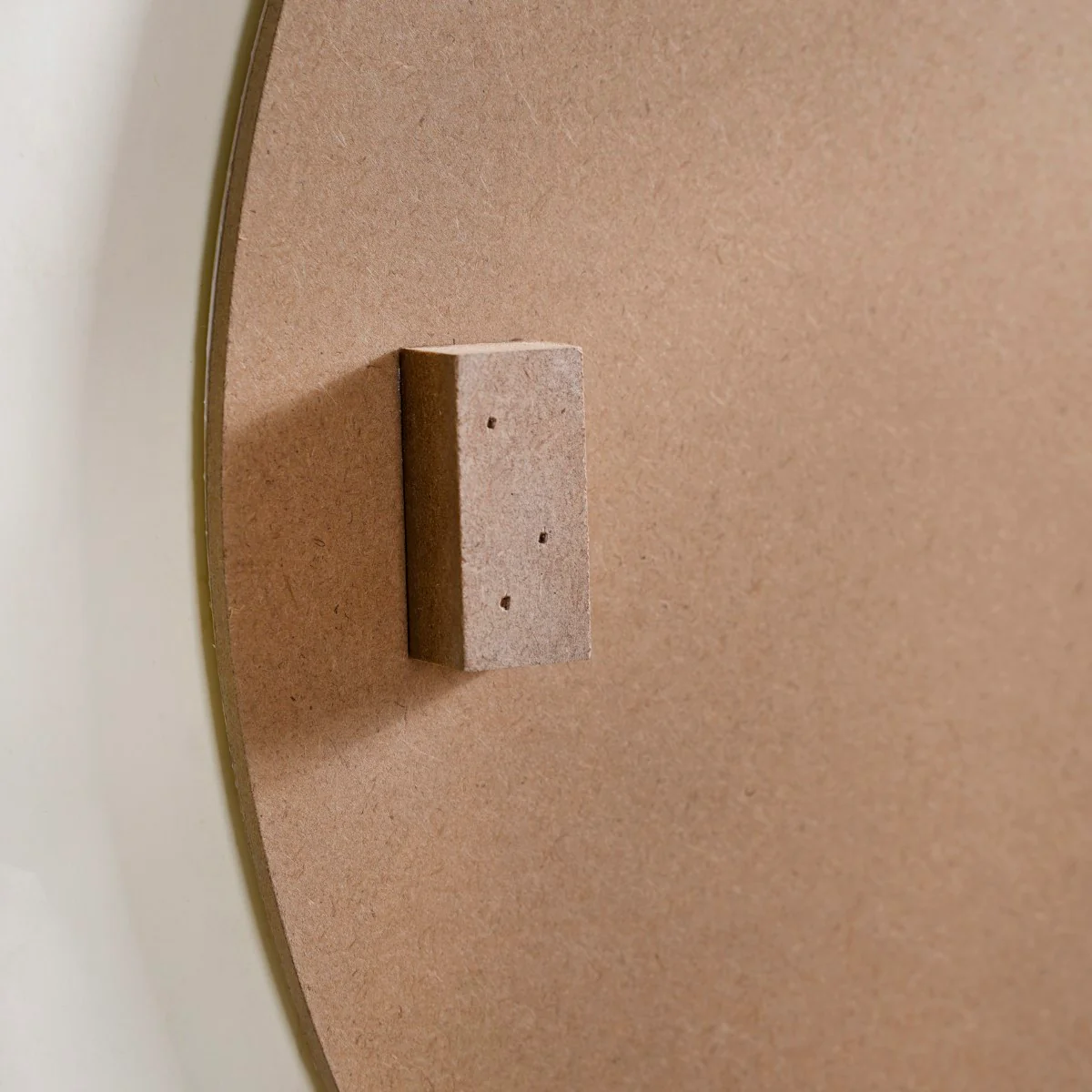 Round Wall Mirror With Metal And Wooden Detailing 19 Inch - Image 7