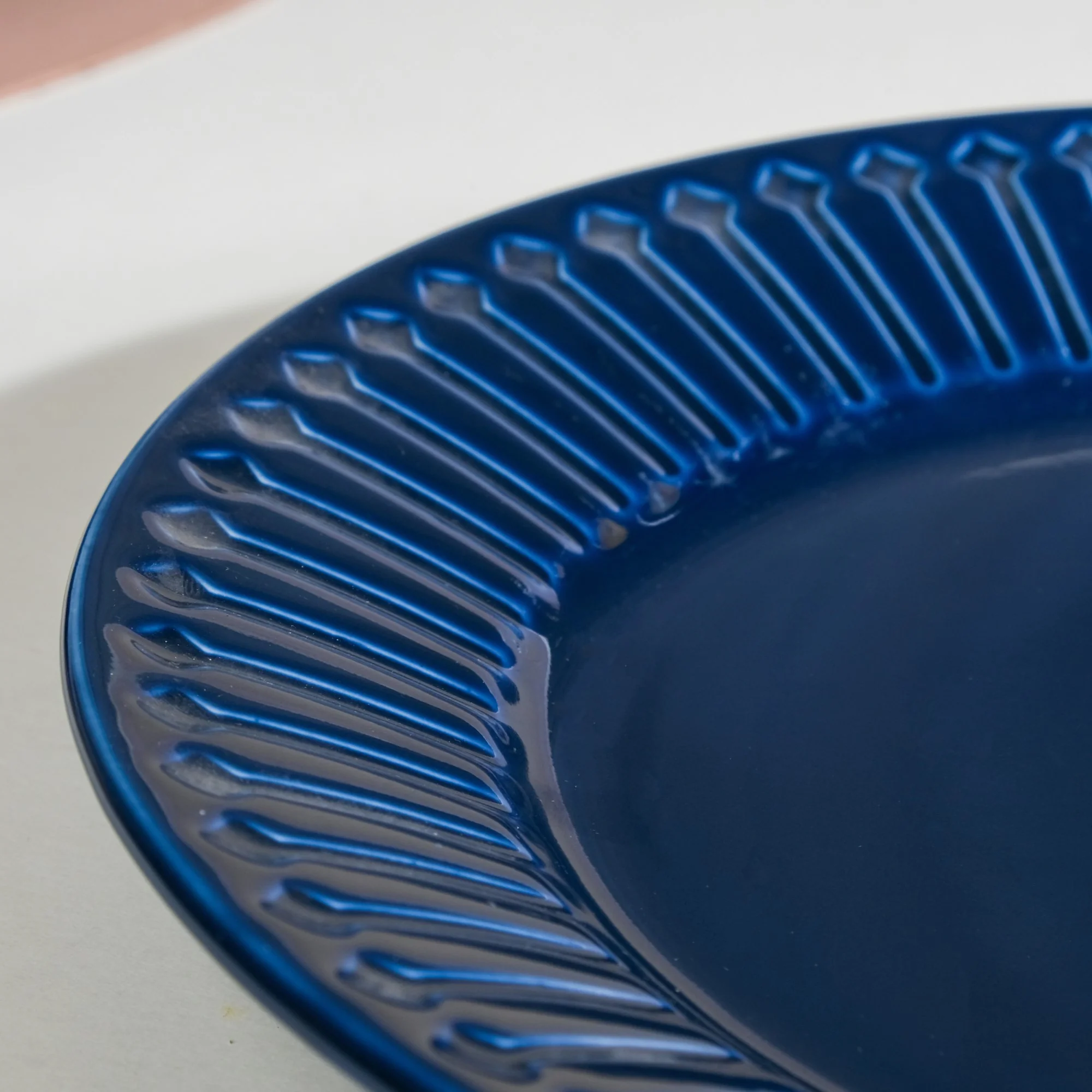 Royal Pasta Plate Blue 9 Inch - Image 3