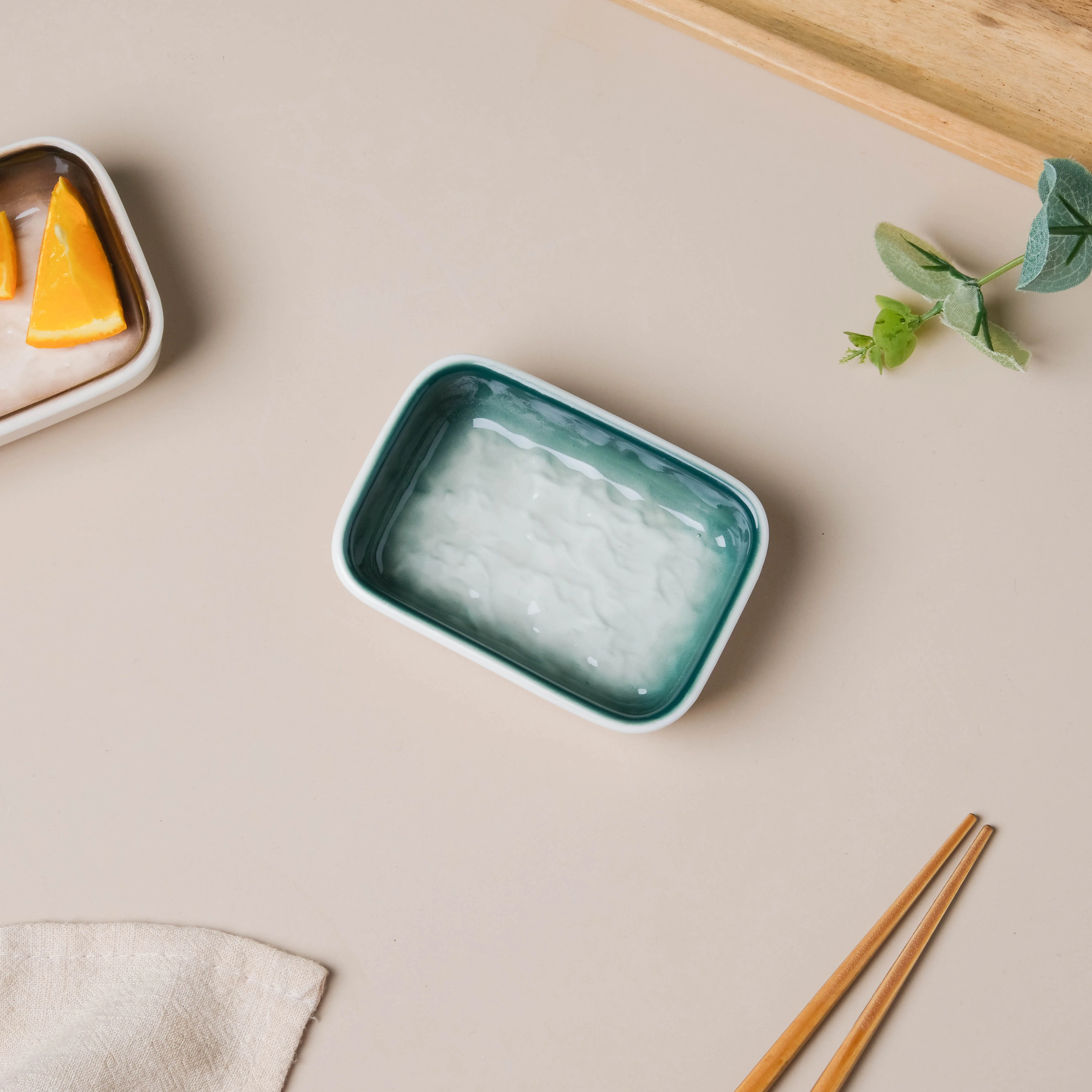 Rustic Green Dip Bowl - Image 5