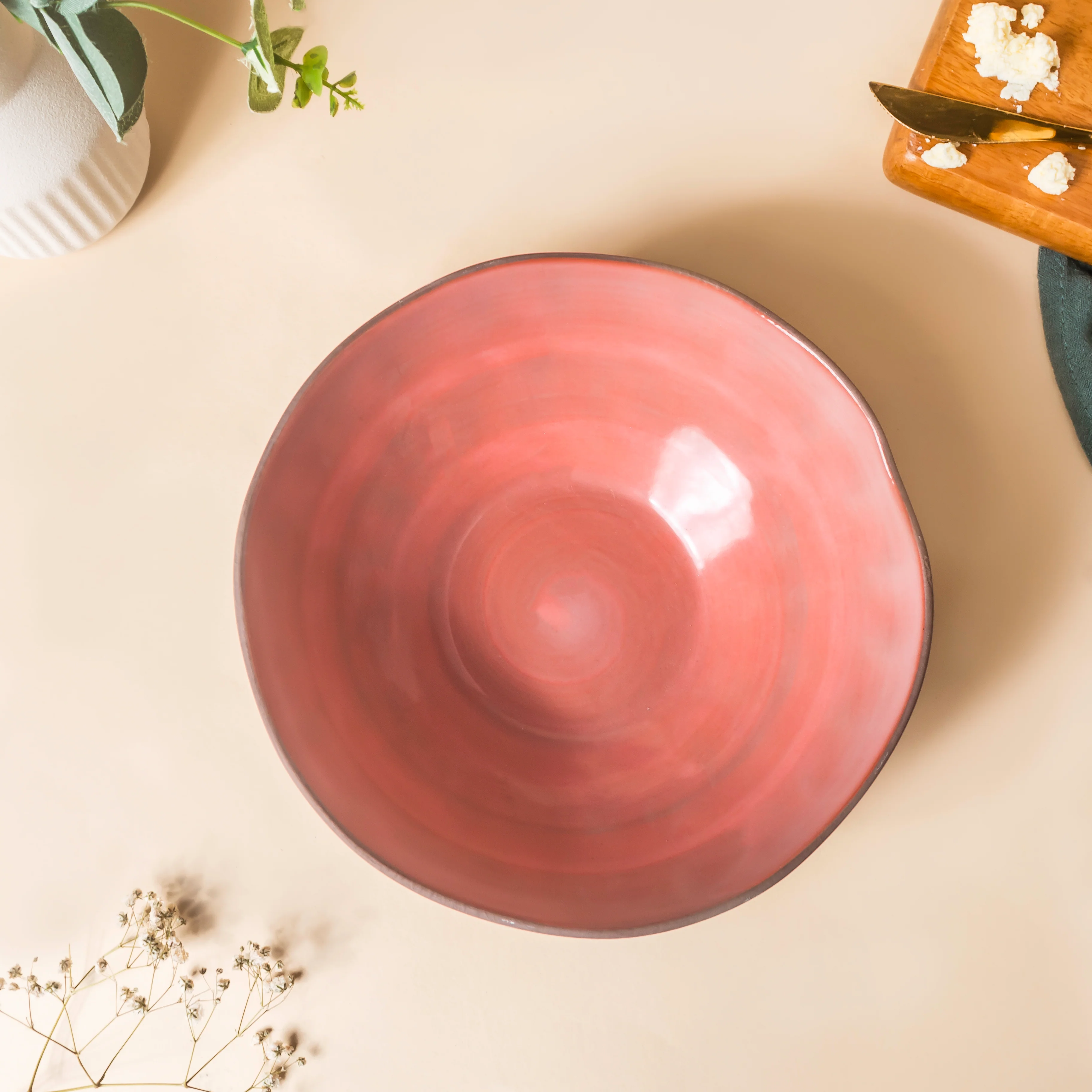 Rustic Small Serving Bowl 8 Inch 700 ml - Image 5