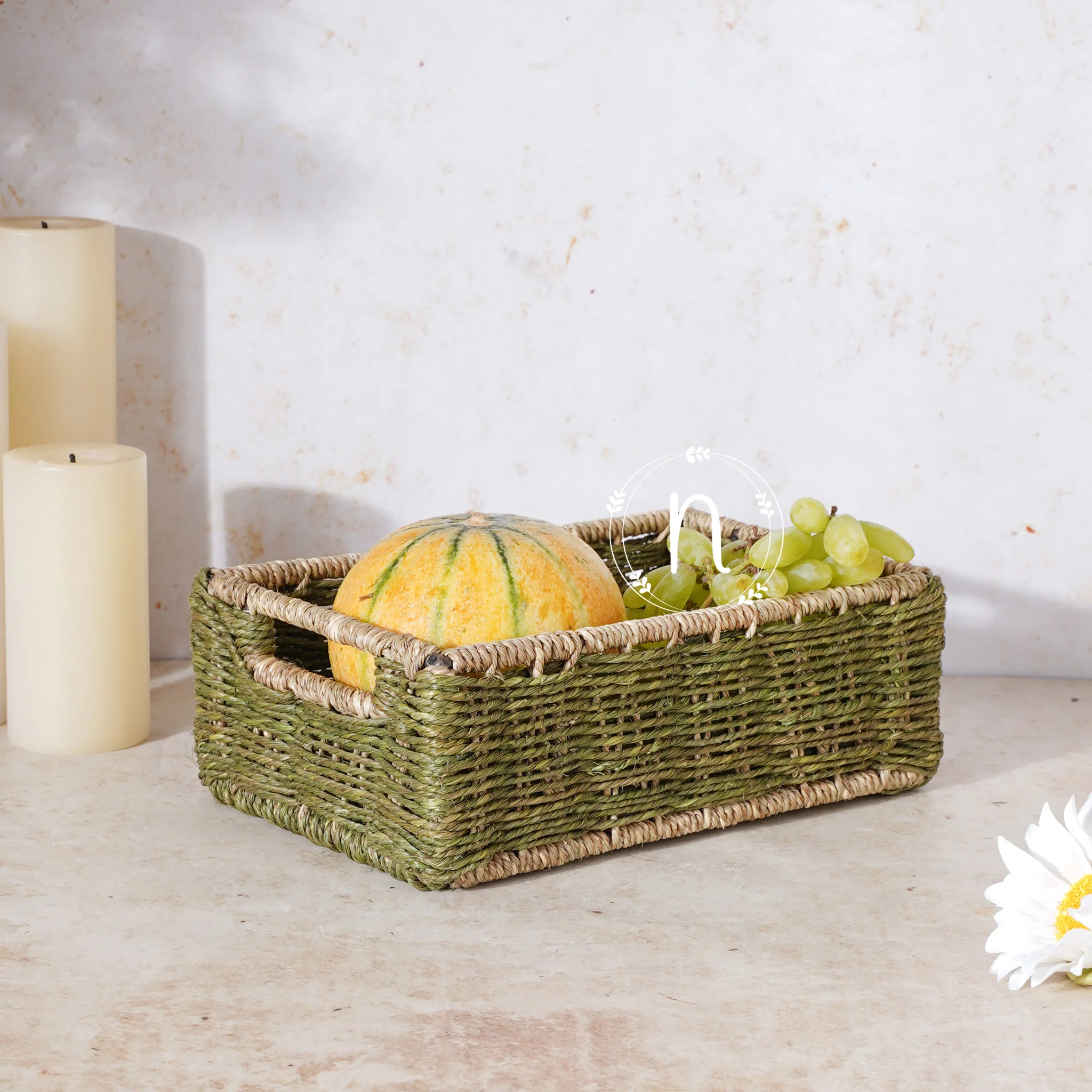 Sabai Grass Baskets Set - Image 7