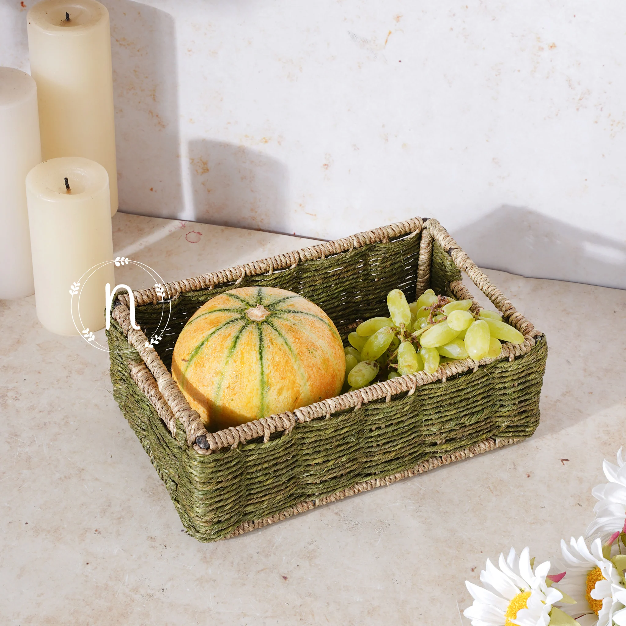 Sabai Grass Baskets Set - Image 8