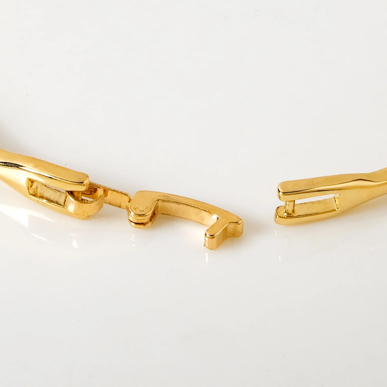 Sacred Sparkle Cross Bracelet Gold - Image 5