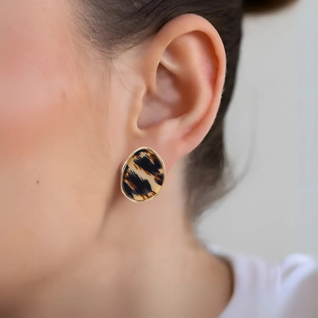 Safari Stud Earrings - Image 5
