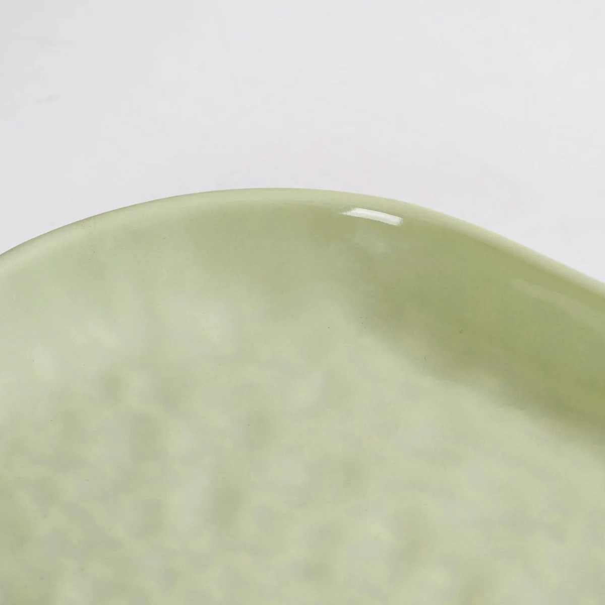 Sage Green Ceramic Serving Platter Set Of 2 12 Inch - Image 8