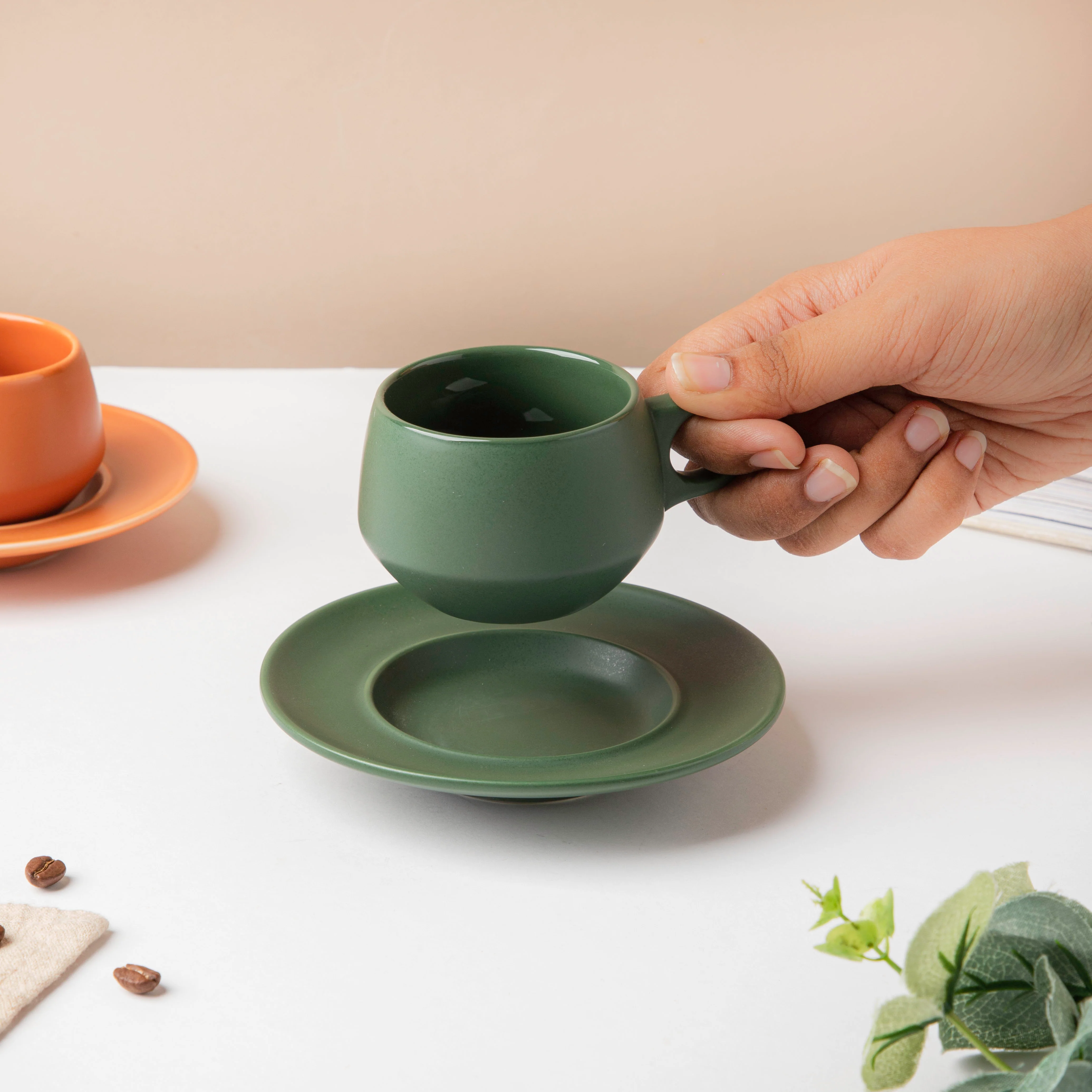 Sage Green Cup Set 100 ml - Image 2