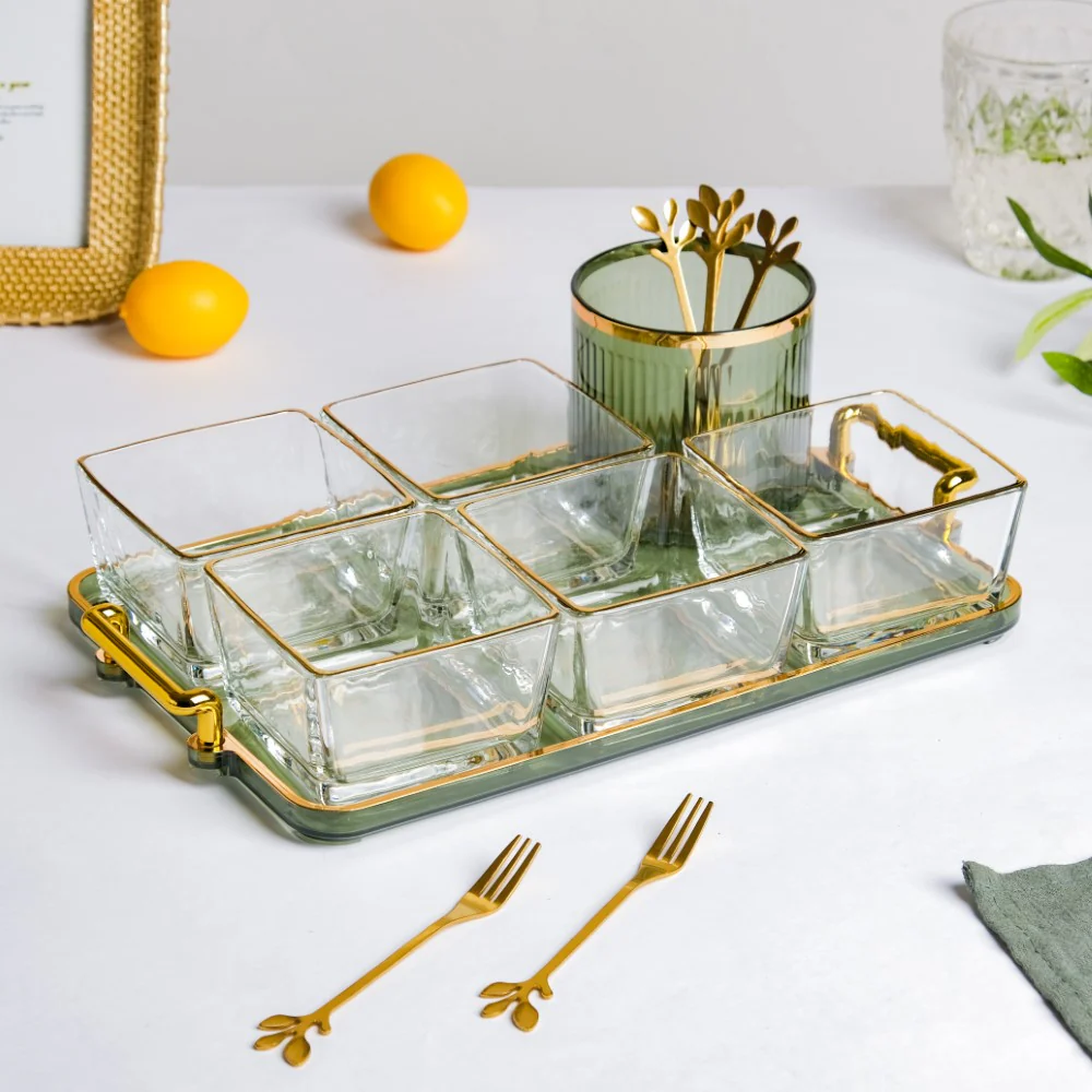 Sage Green Snack And Sweets Bowl Set of 13 - Image 2