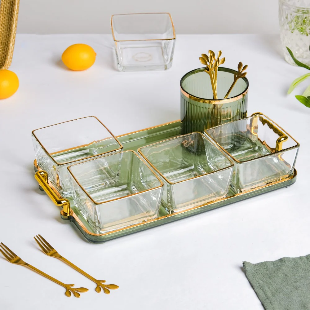 Sage Green Snack And Sweets Bowl Set of 13 - Image 6