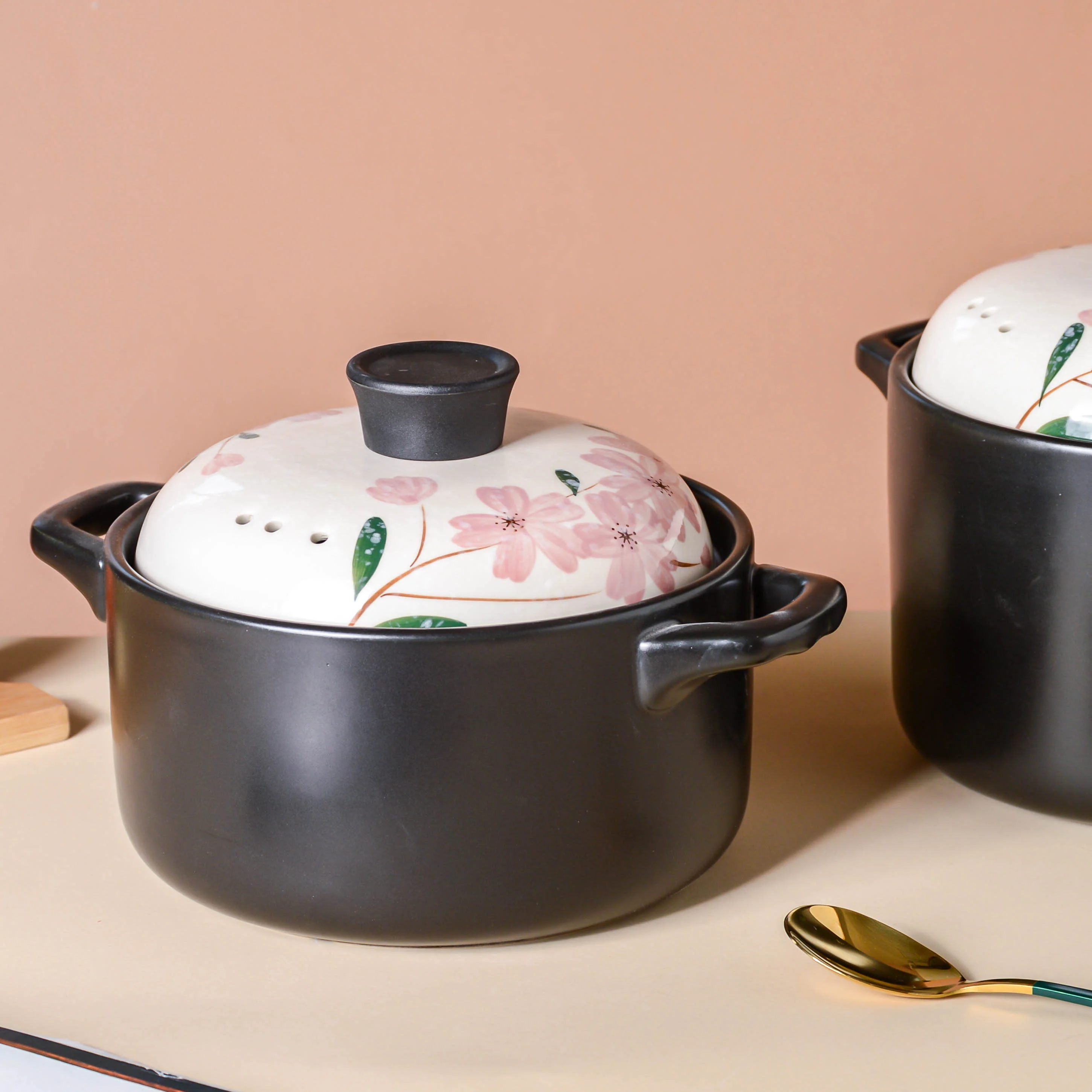 Sakura Black Stew Cooking Pot - Image 5