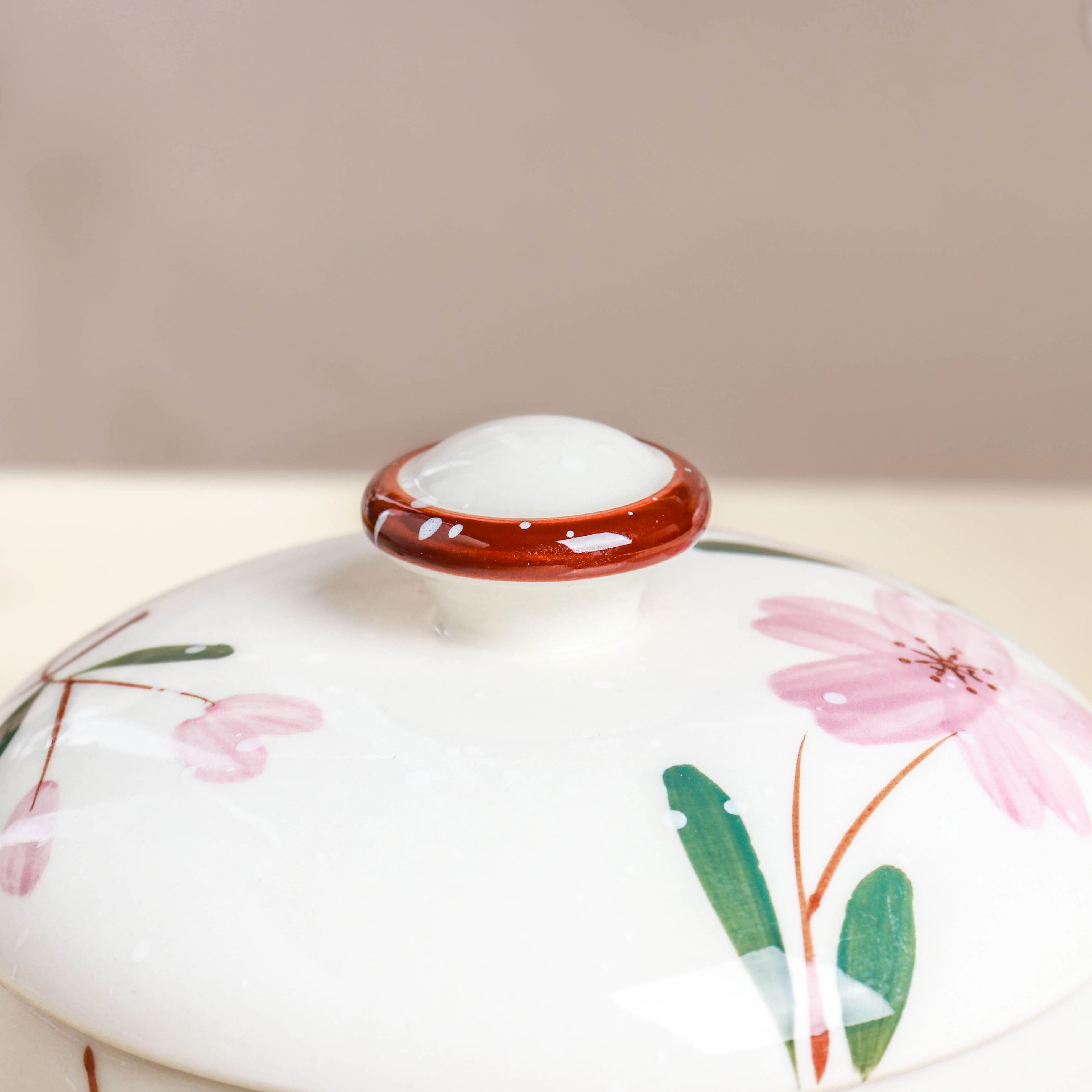 Sakura White Soup Pot Small - Image 9