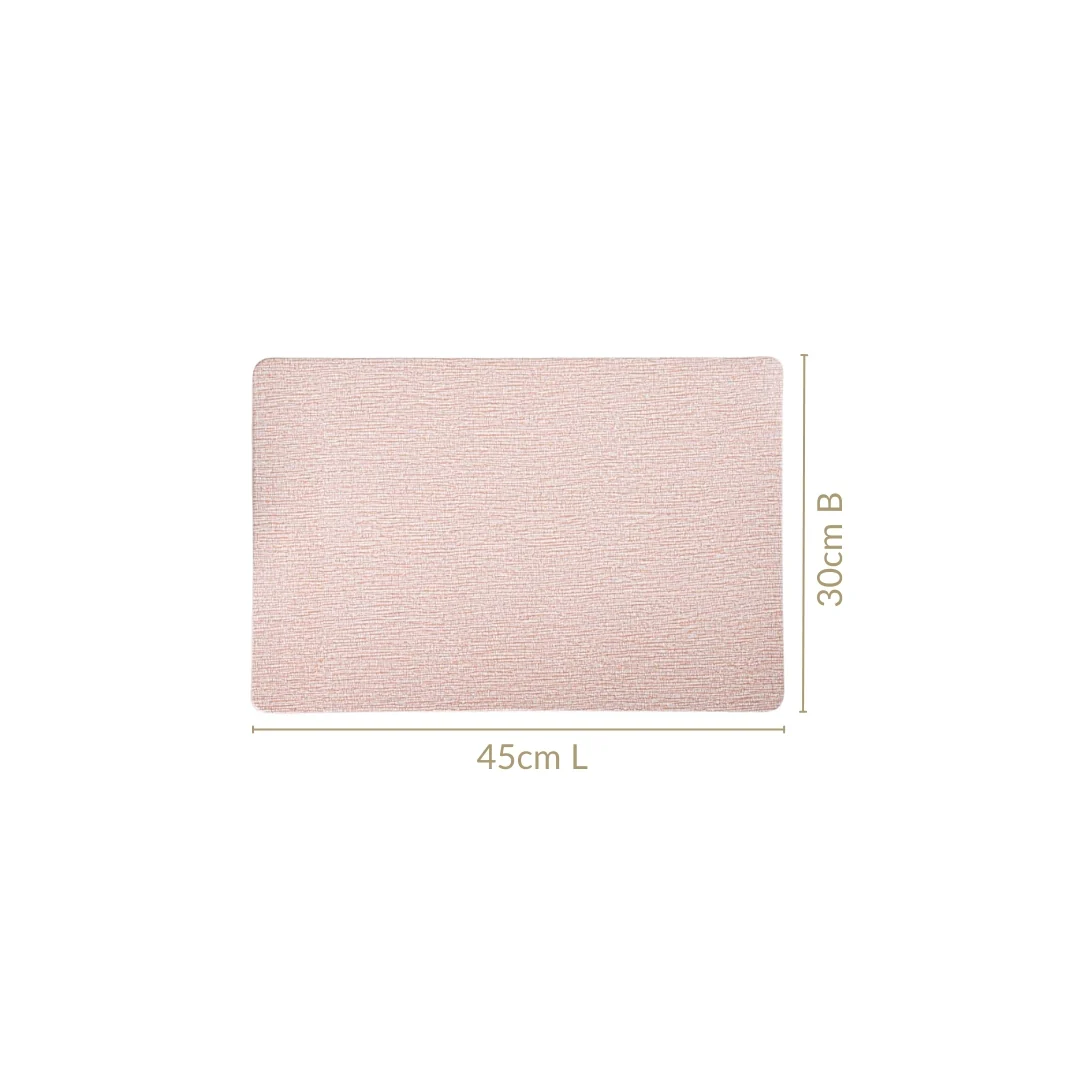 Sand Hue Textured Placemat Set Of 6 - Image 4