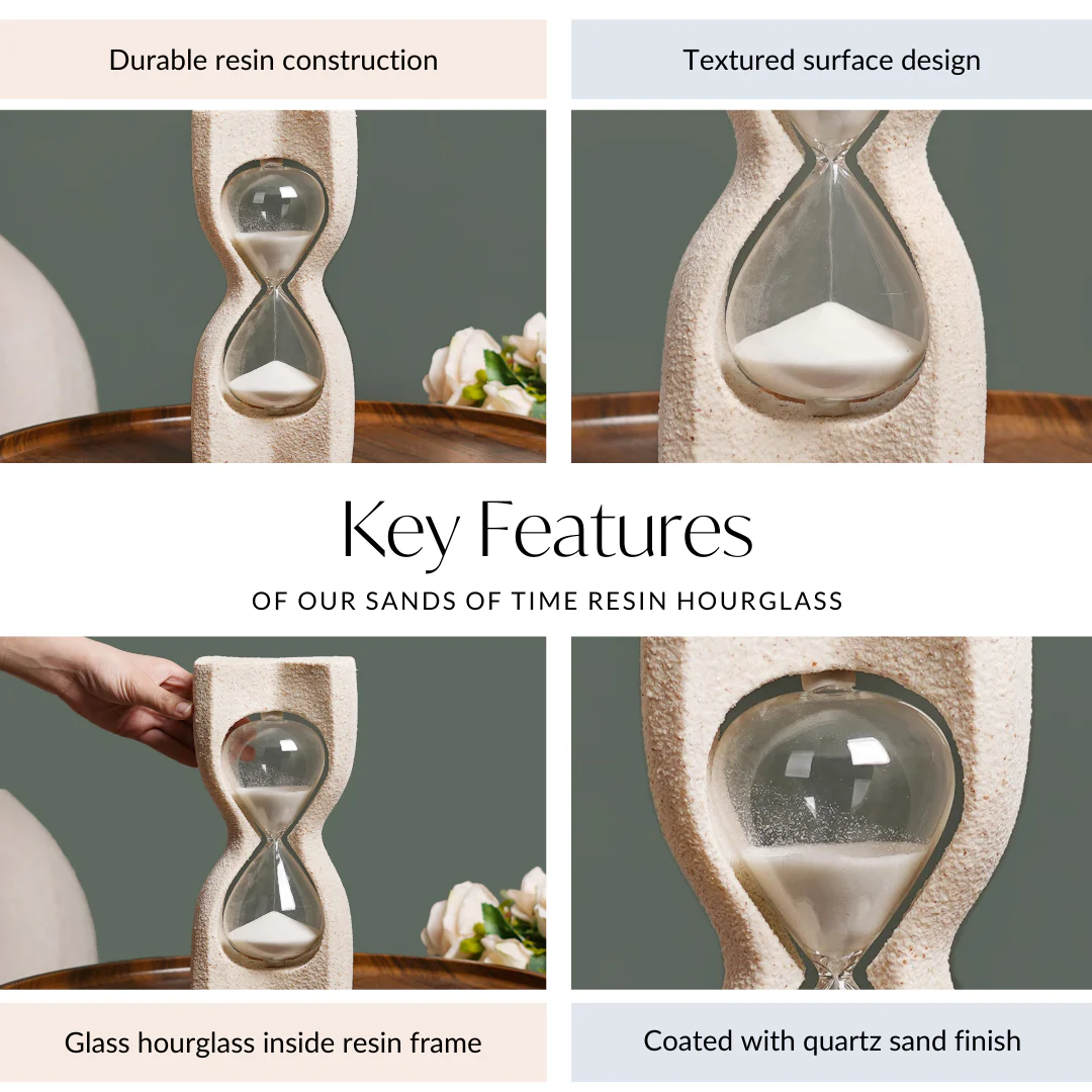 Sands Of Time Hourglass Textured Showpiece - Image 5