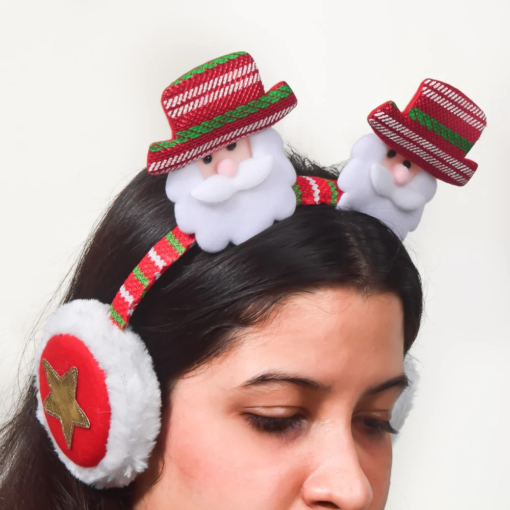 Santa Claus Winter Earmuffs For Christmas - Image 3