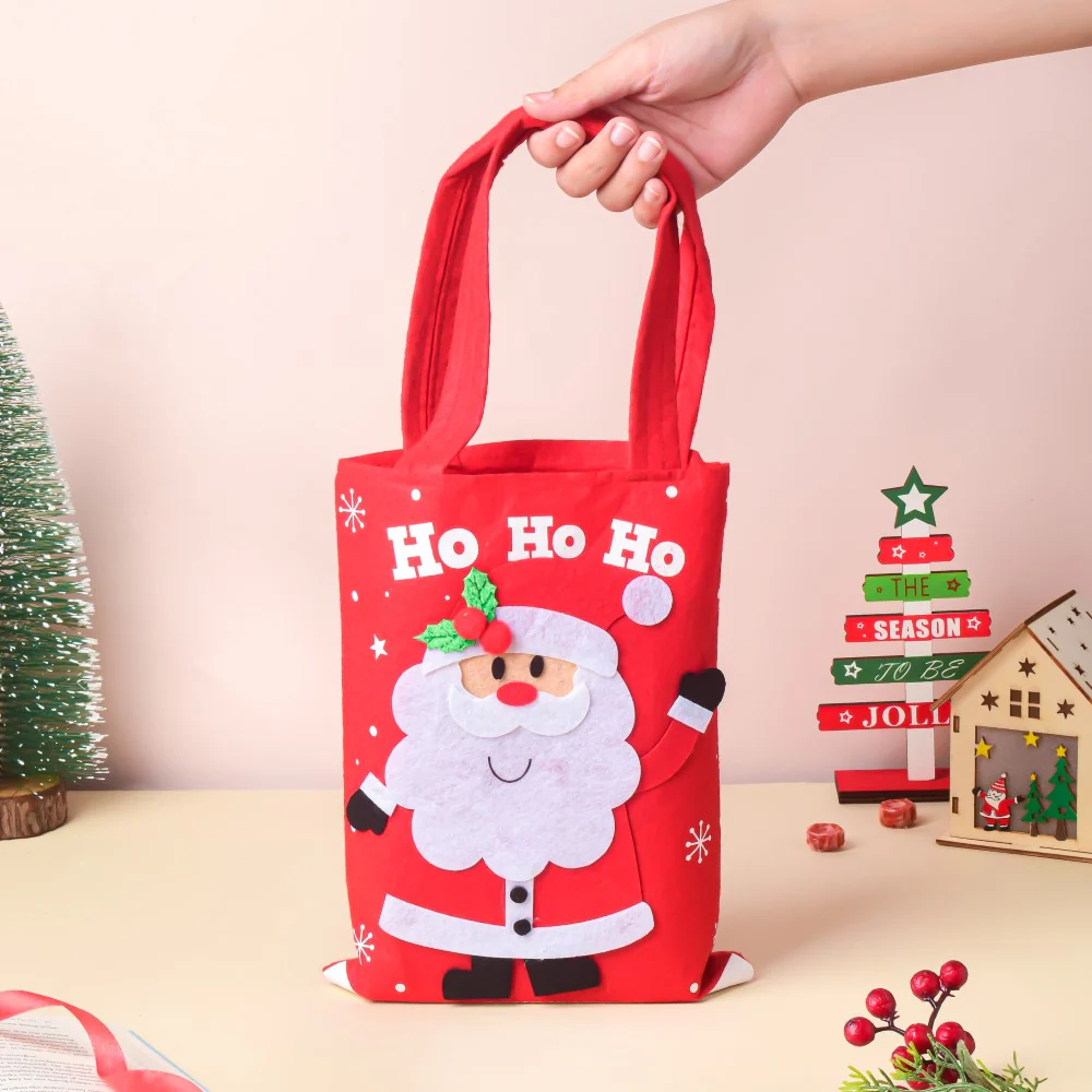Santa Hohoho Christmas Gift Bag 10.5 Inch - Image 2