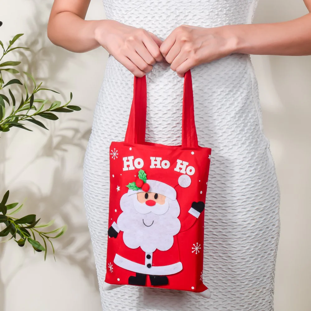 Santa Hohoho Christmas Gift Bag 10.5 Inch - Image 3