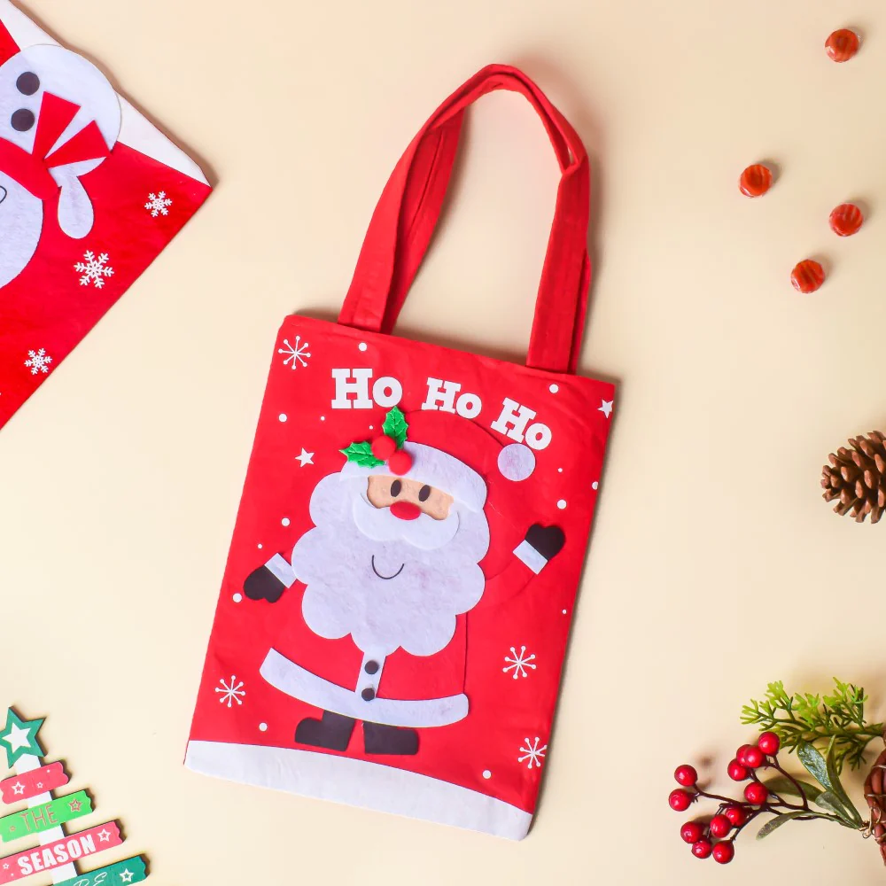 Santa Hohoho Christmas Gift Bag 10.5 Inch - Image 4