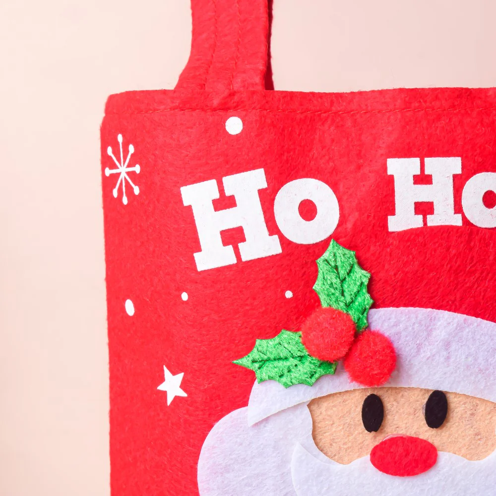Santa Hohoho Christmas Gift Bag 10.5 Inch - Image 5