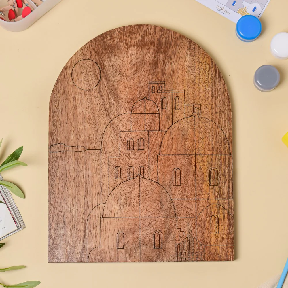 Santorini Wooden DIY Paint Kit 13x10 Inch - Image 4