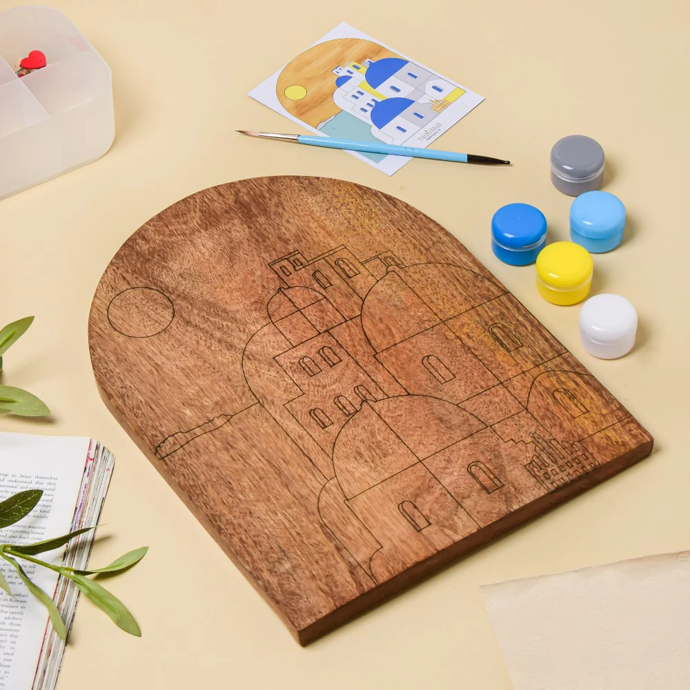 Santorini Wooden DIY Paint Kit 13x10 Inch - Image 7