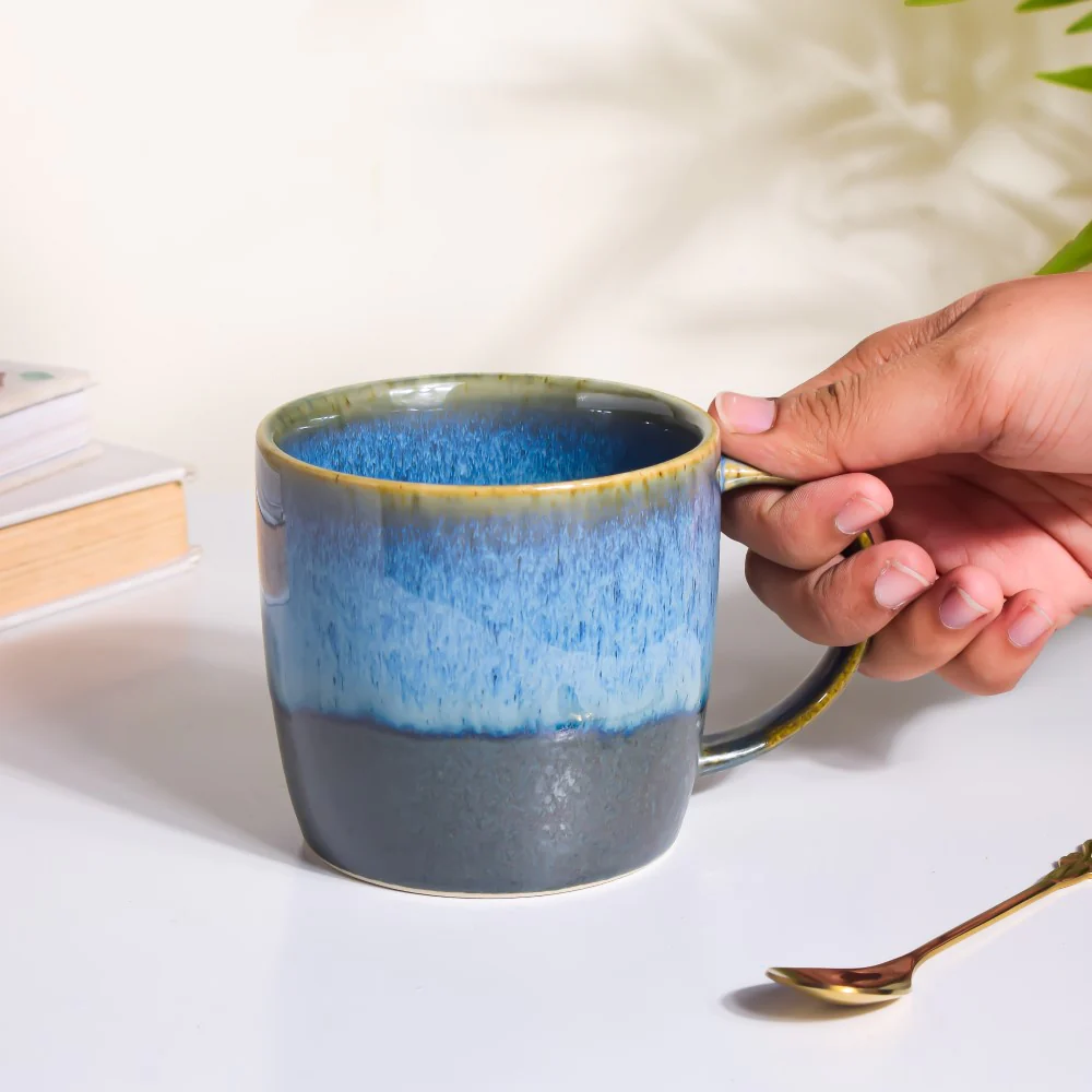 Sapphire Ceramic Cup Blue 300 ml - Image 2