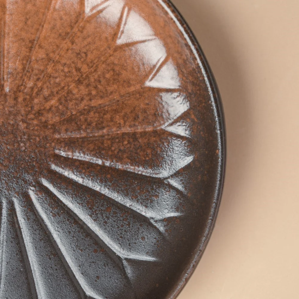 Savanna Stoneware Small Dessert Plate Brown - Image 4