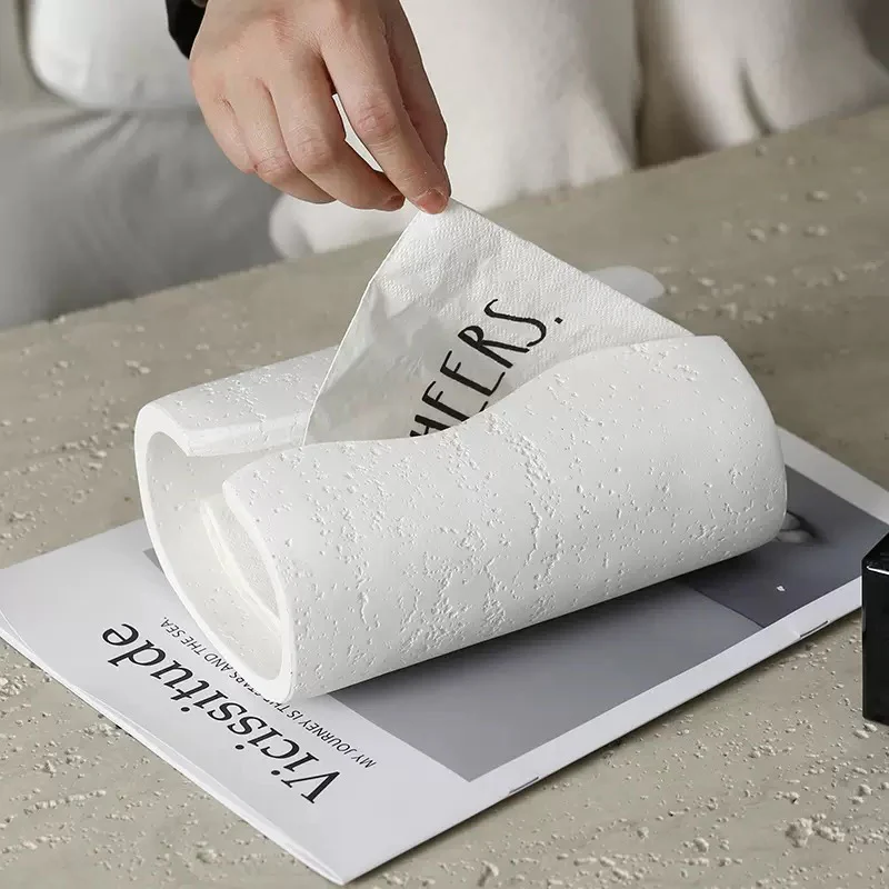 Contemporary Tissue Holder White - Image 10