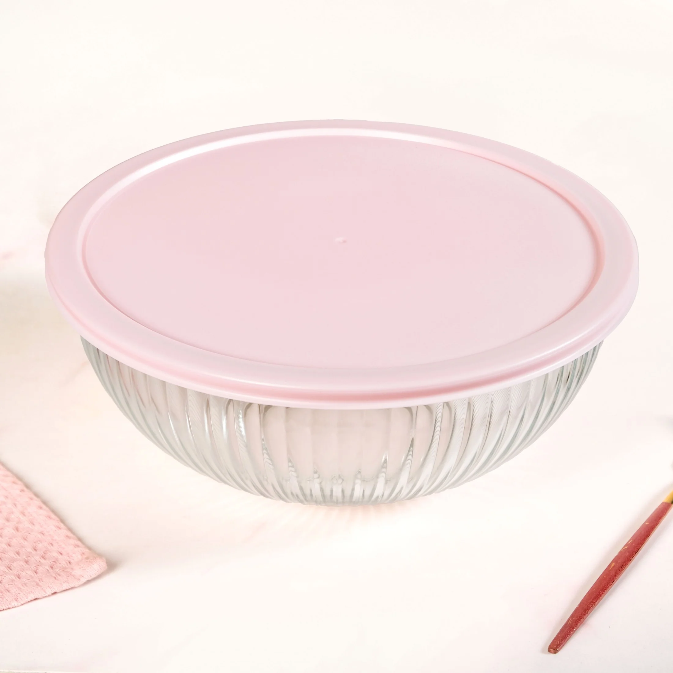 Sealpro Fluted Glass Container Set Of 4 S 500ml M 1000ml L 2000ml XL 3500ml - Image 6