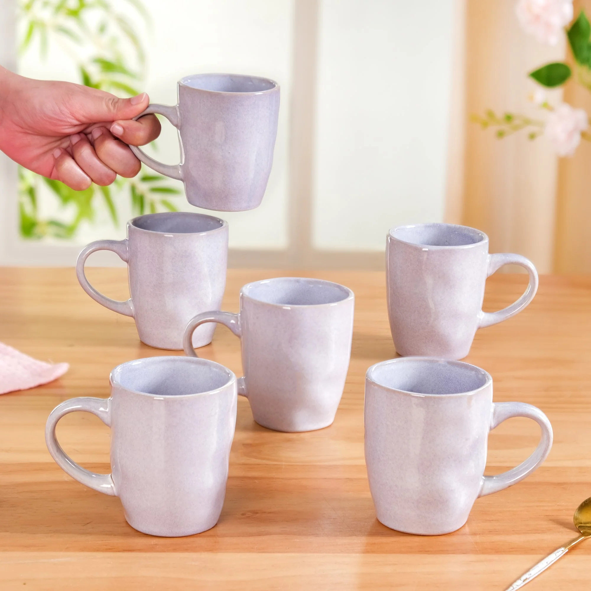 Sera Lavender Coffee Mug Set Of 6 250ml - Image 2