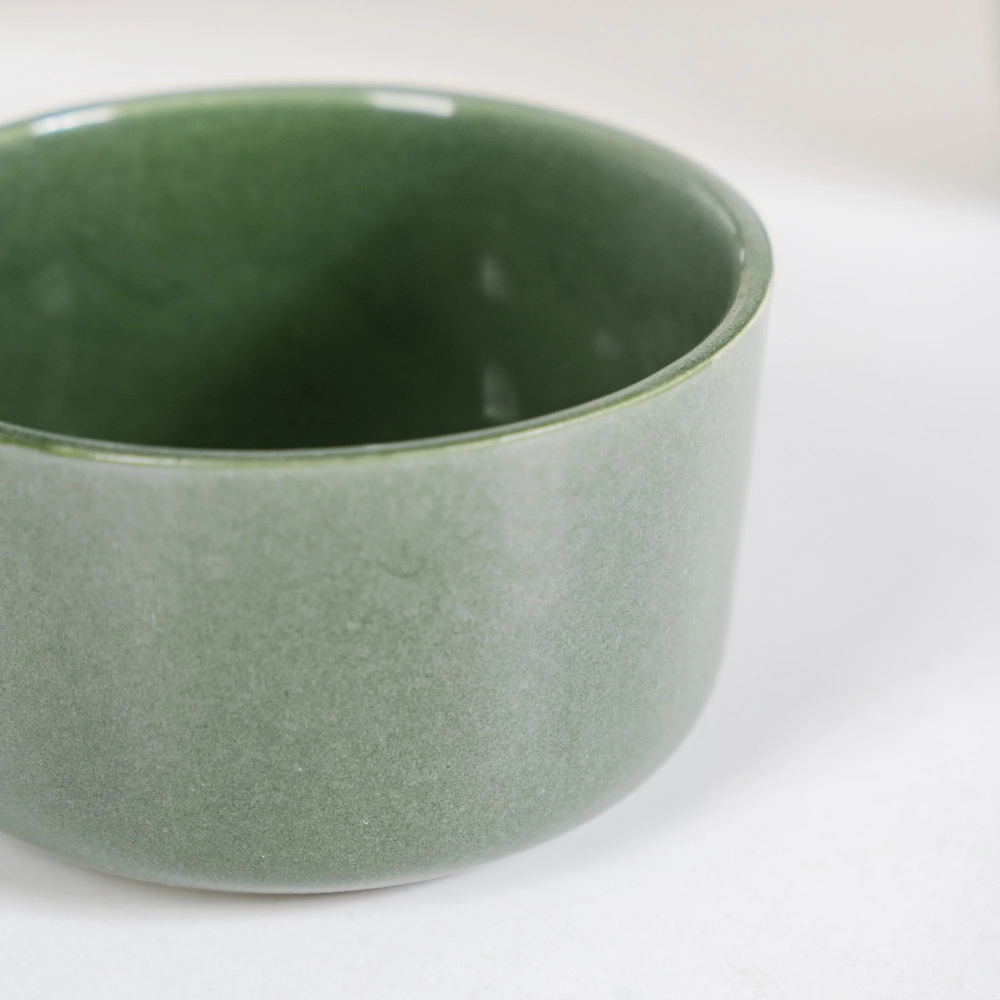 Sera Set Of 6 Round Ceramic Small Bowl Sage Green 200ml - Image 7