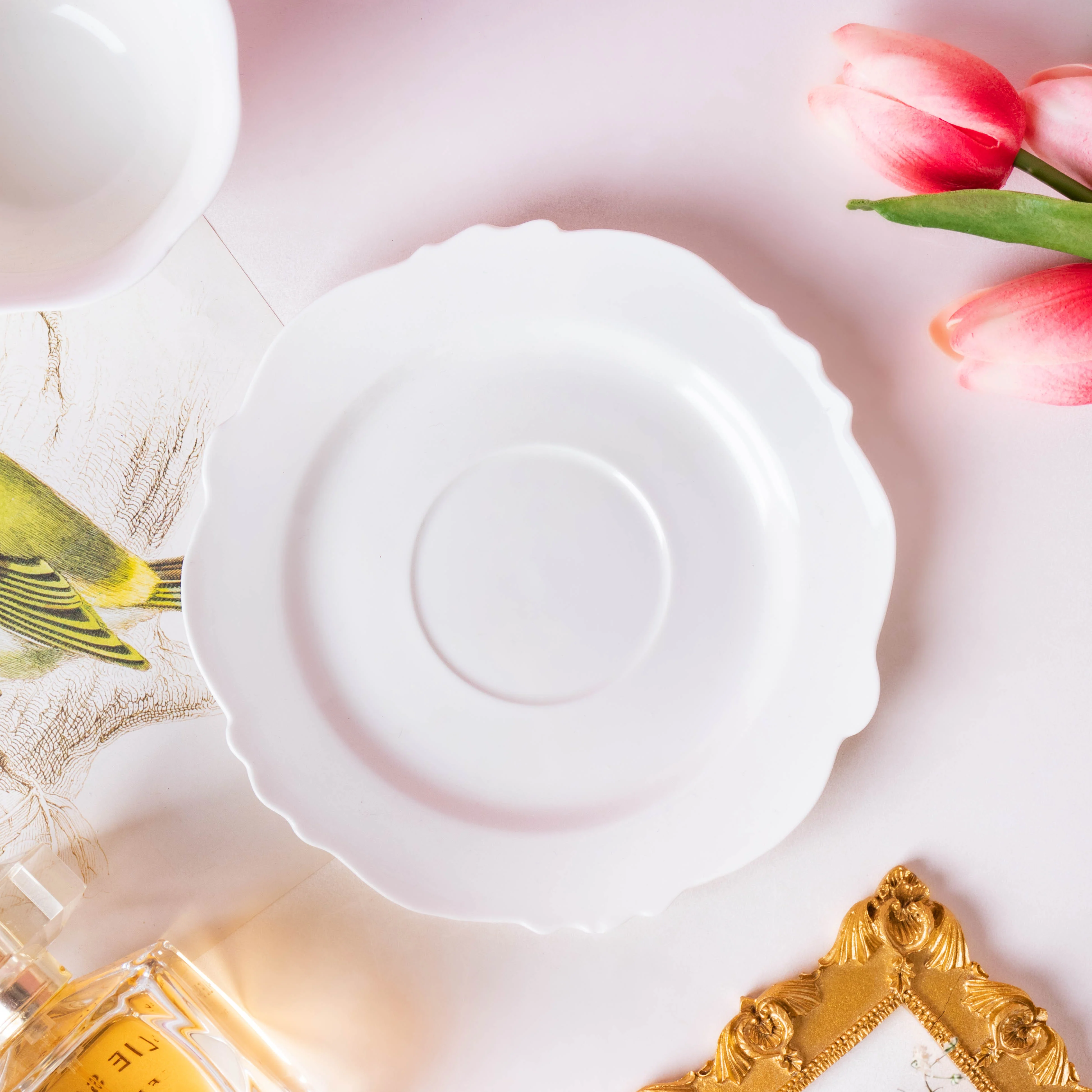 Serena White Truffle Elegant Cup And Saucer 150 ml - Image 5