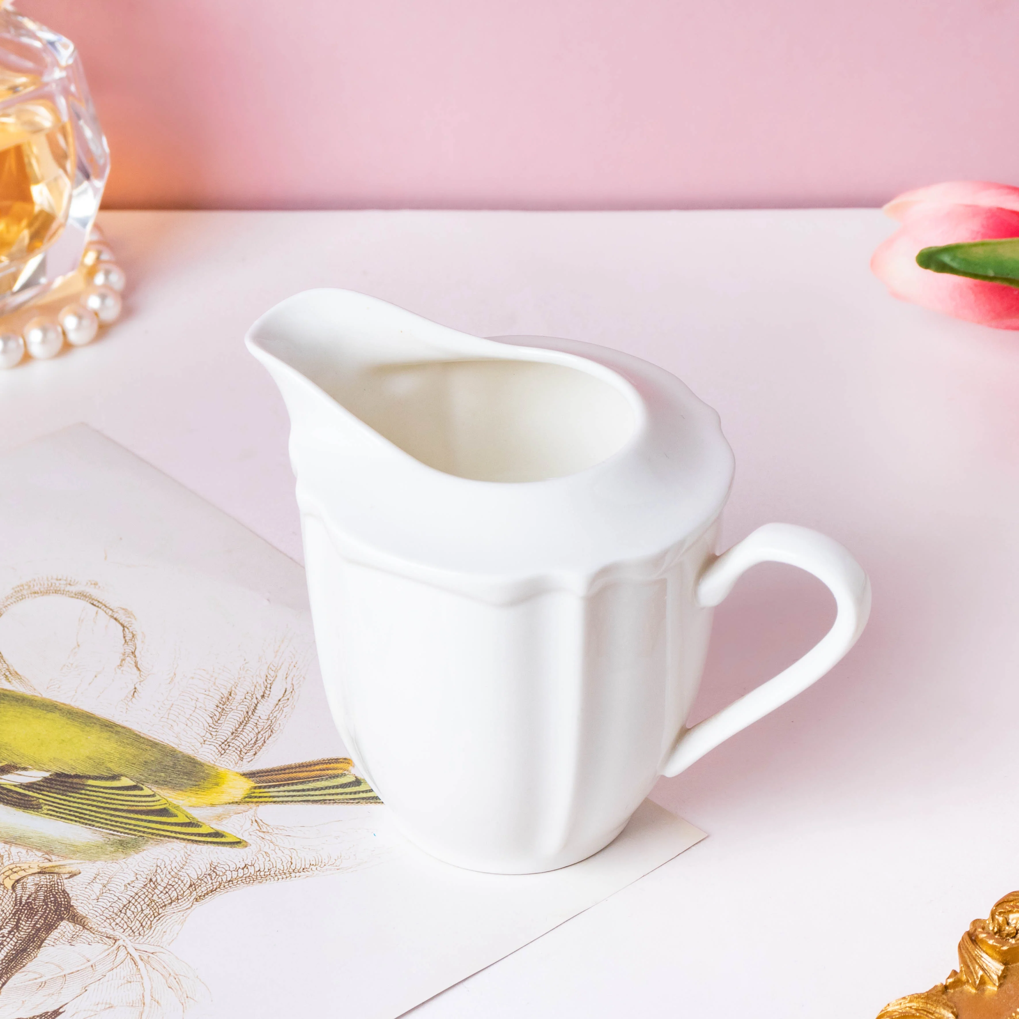 Serena White Truffle Elegant Milk Pot 250 ml - Image 3